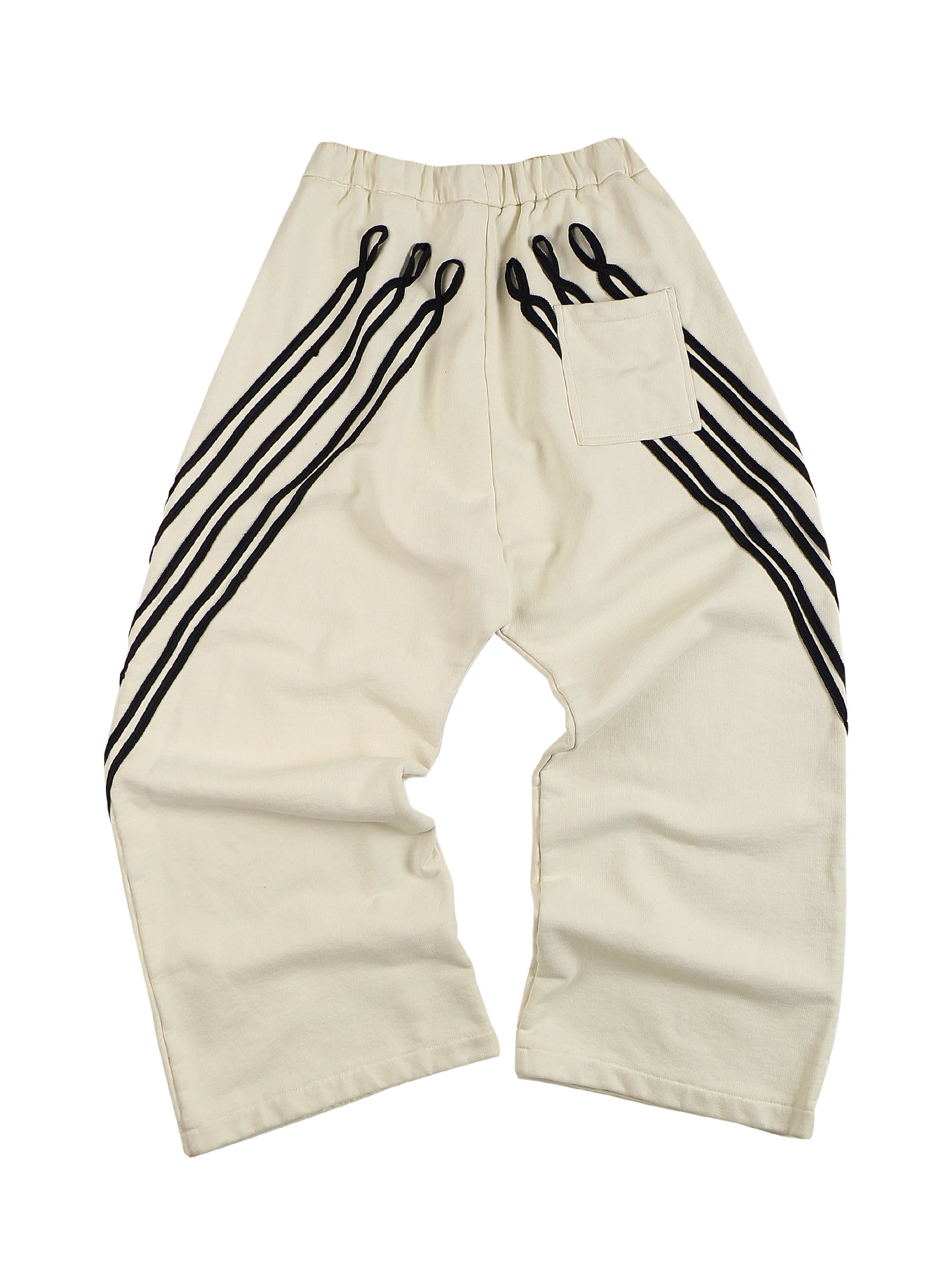 Napoleon-style distressed sweatpants