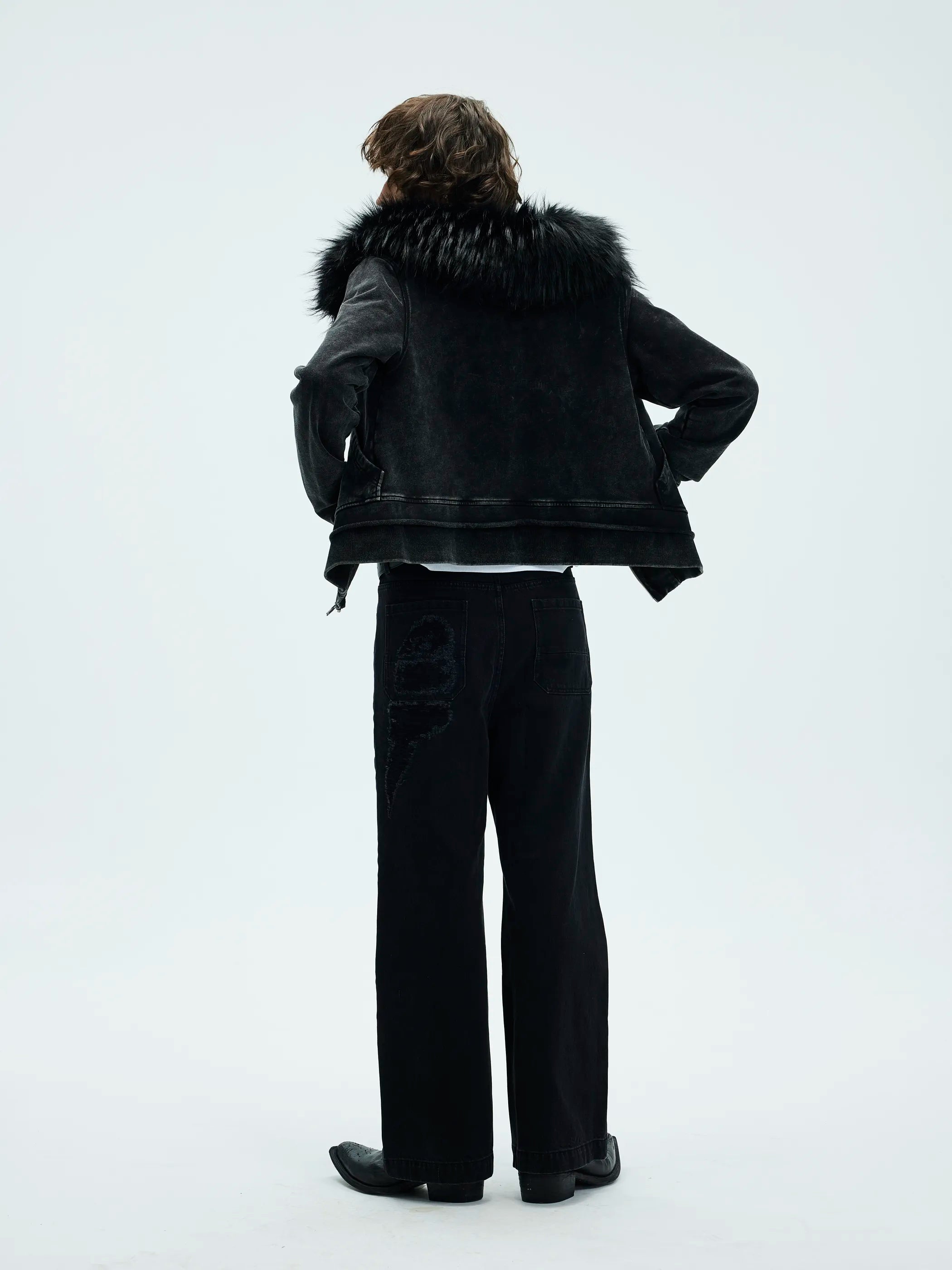 Model shot of Detachable Hood Hoodie 4