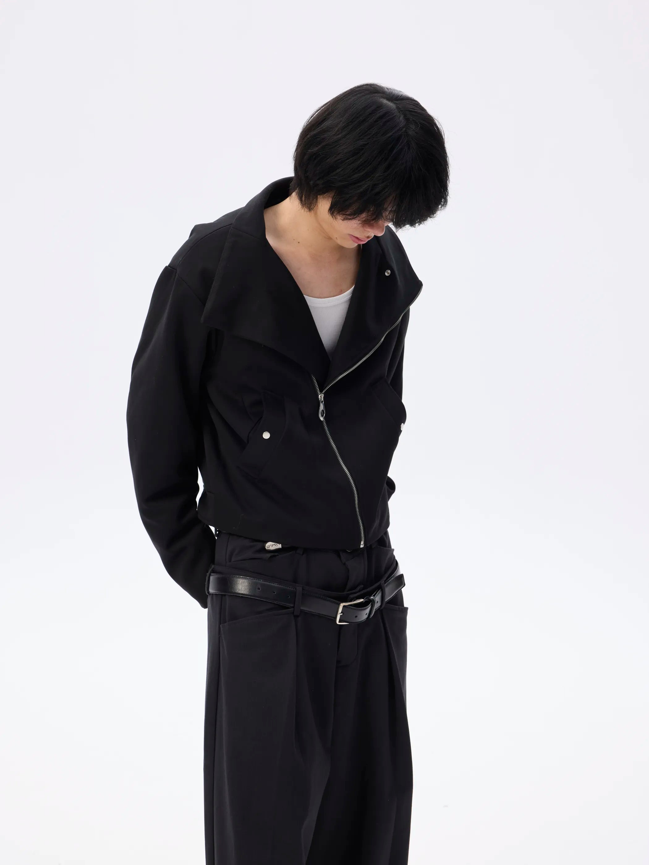 Model shot of Modular False-Layer Tailored Coat 10
