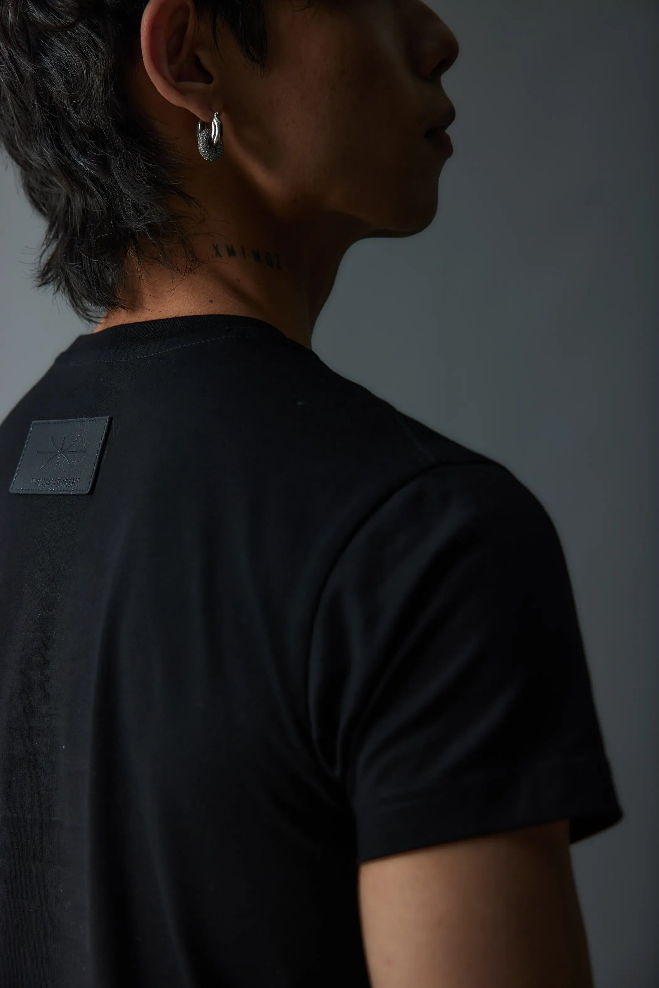 Model shot of Classic Cotton Layering Tee 6