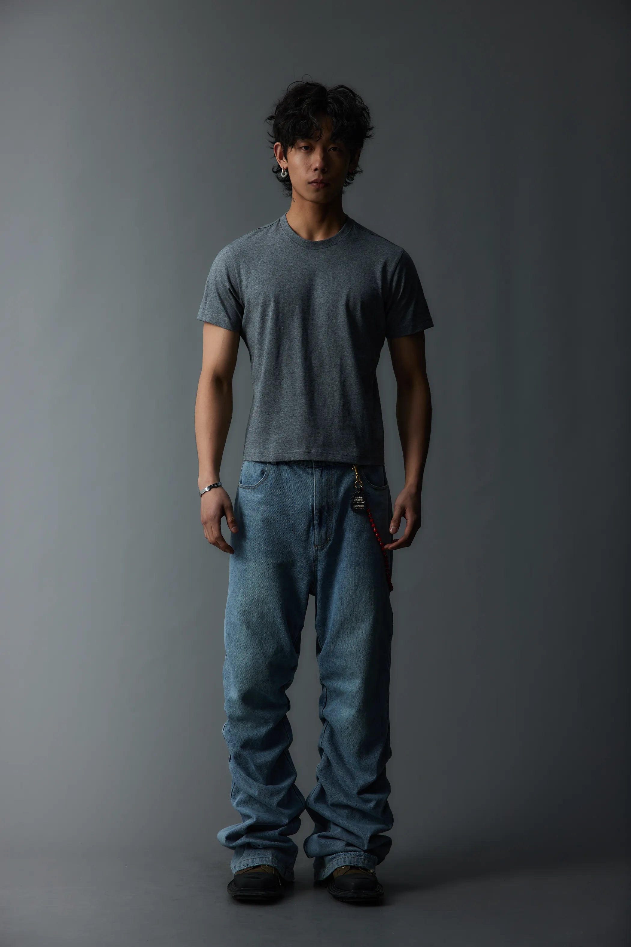 Model shot of Classic Cotton Layering Tee 2