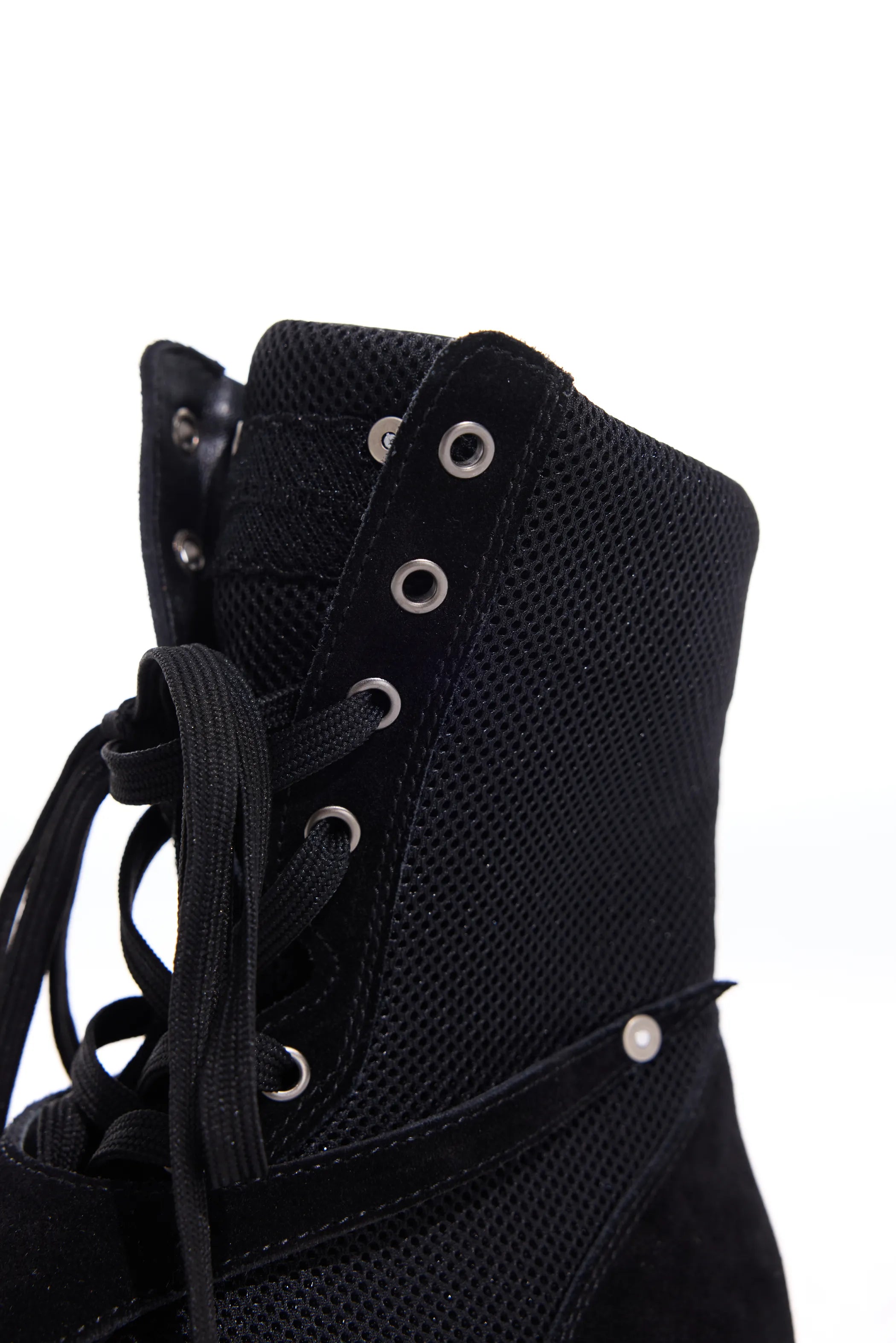 Boxing boots with lace detailing