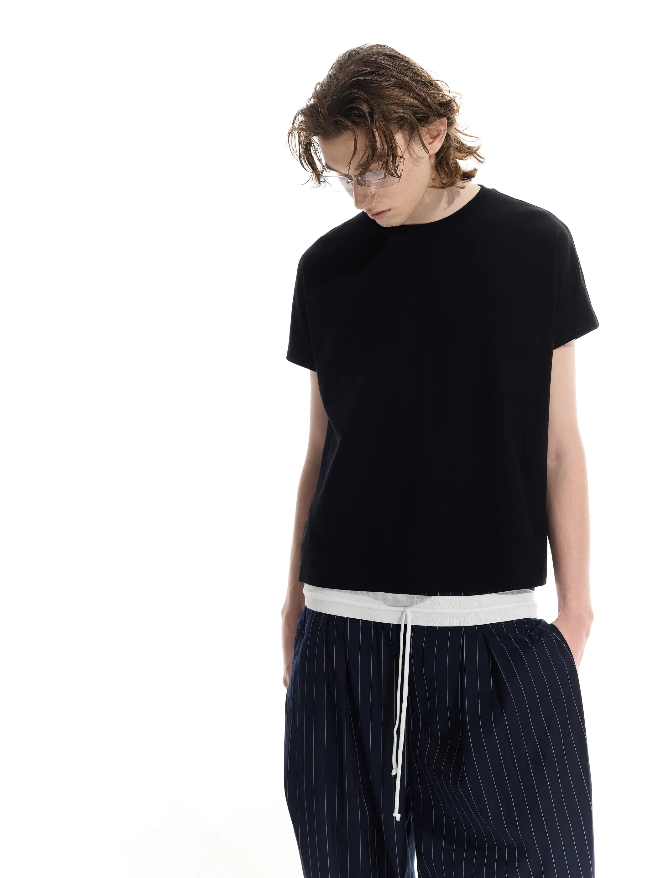 Model shot of Essential Commute Short-Sleeve Tee 5