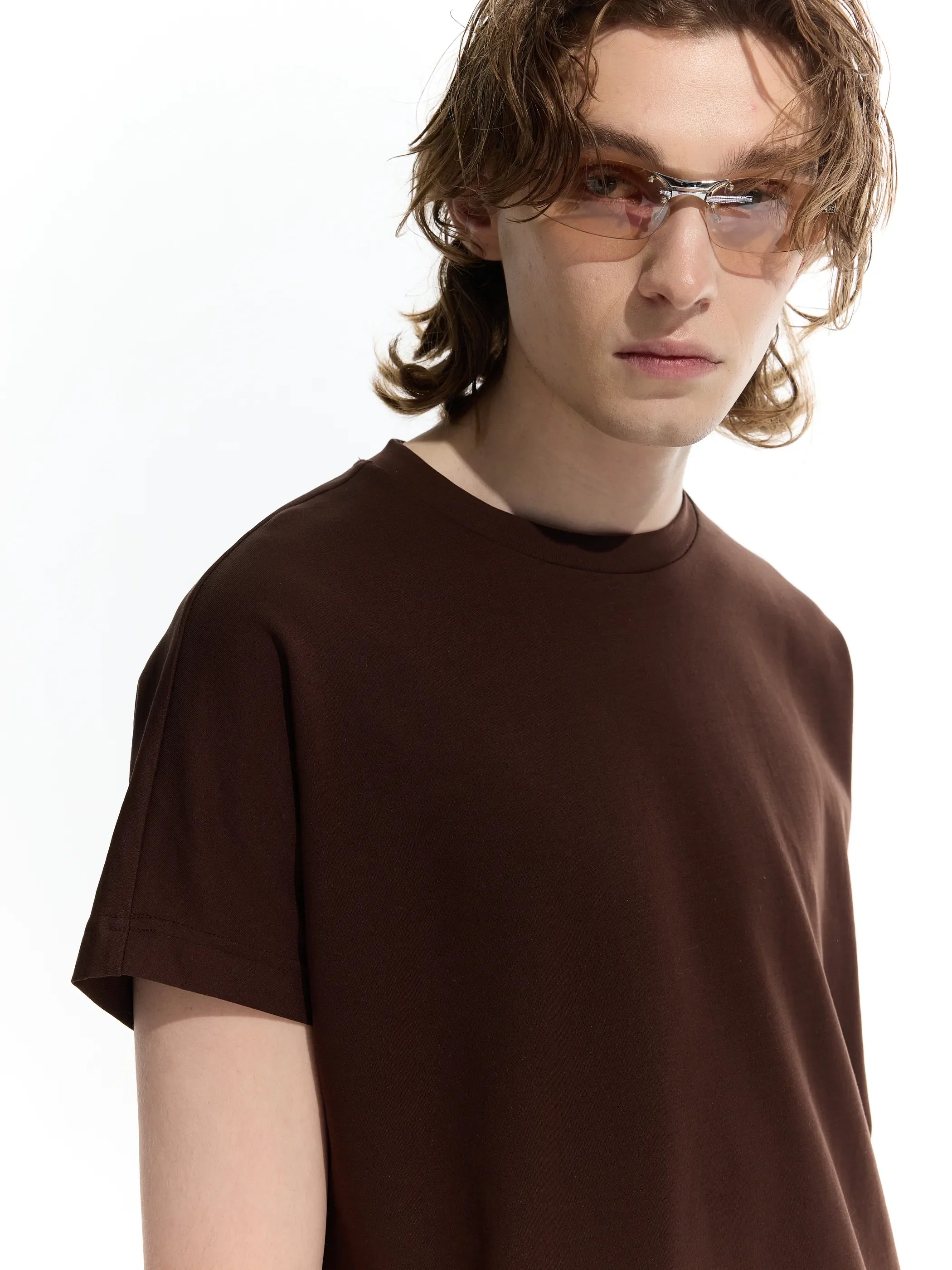 Model shot of Essential Commute Short-Sleeve Tee 5