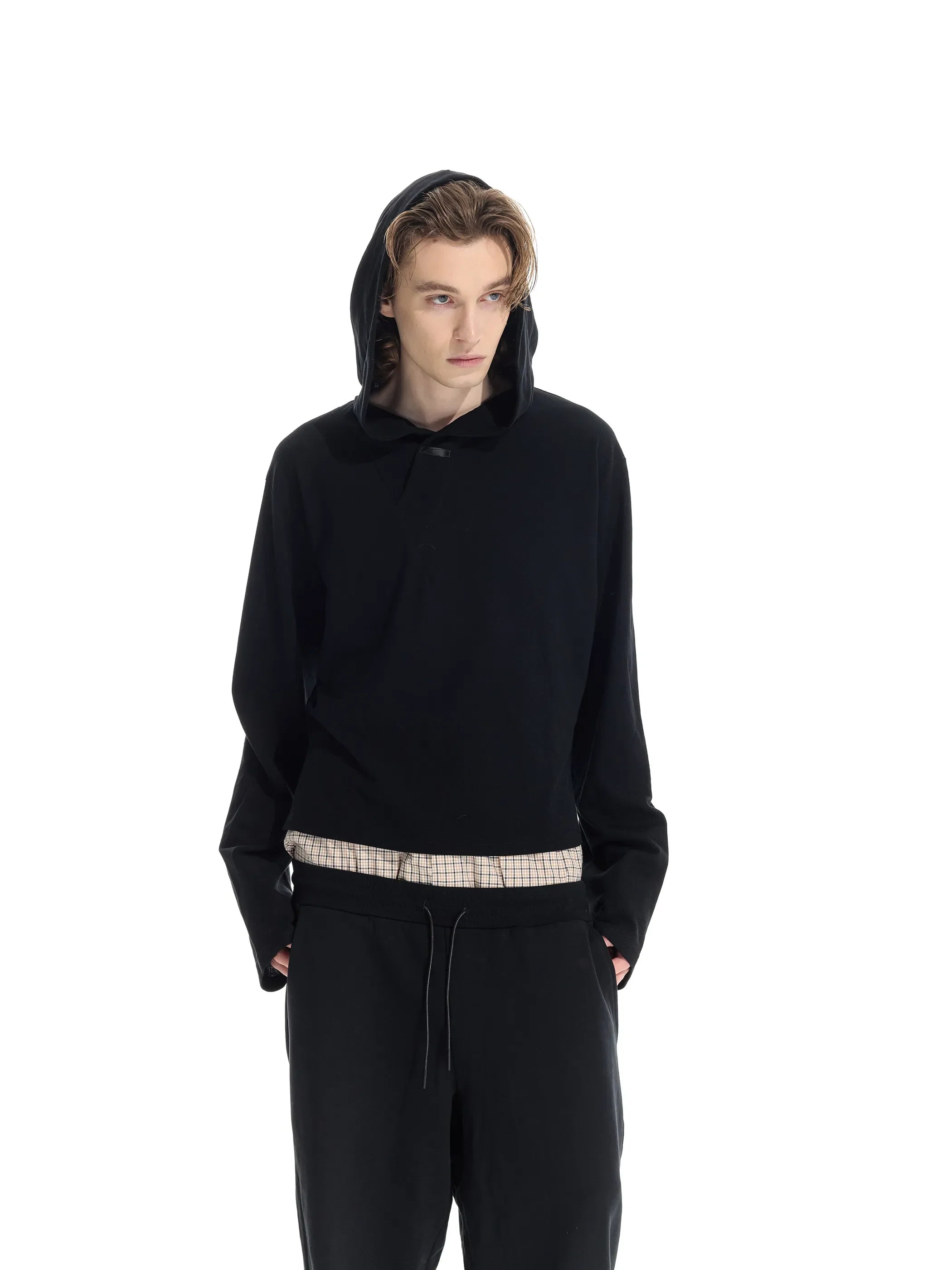 Model shot of Lightweight Hooded T-Shirt 3