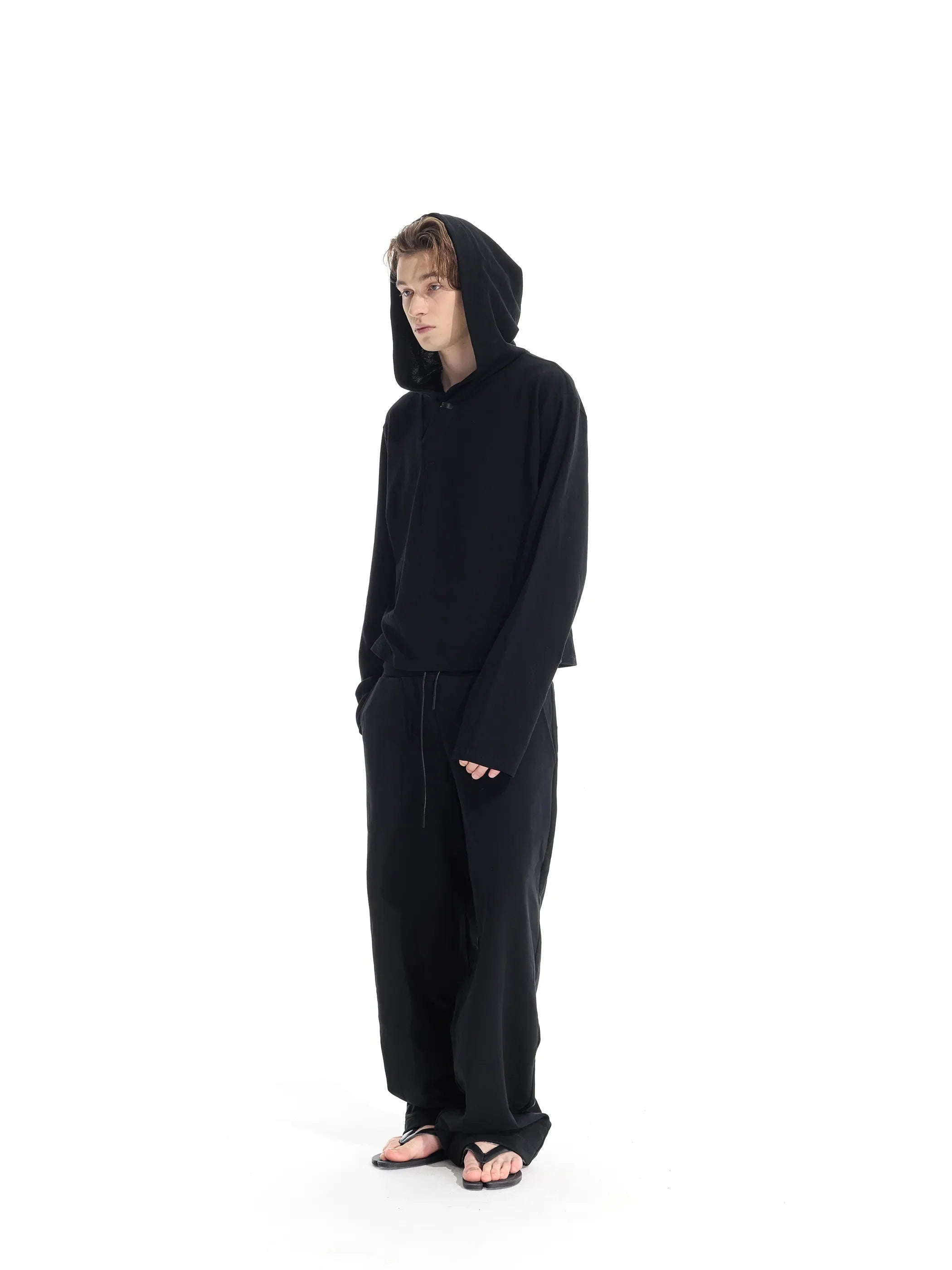 Model shot of Lightweight Hooded T-Shirt 6