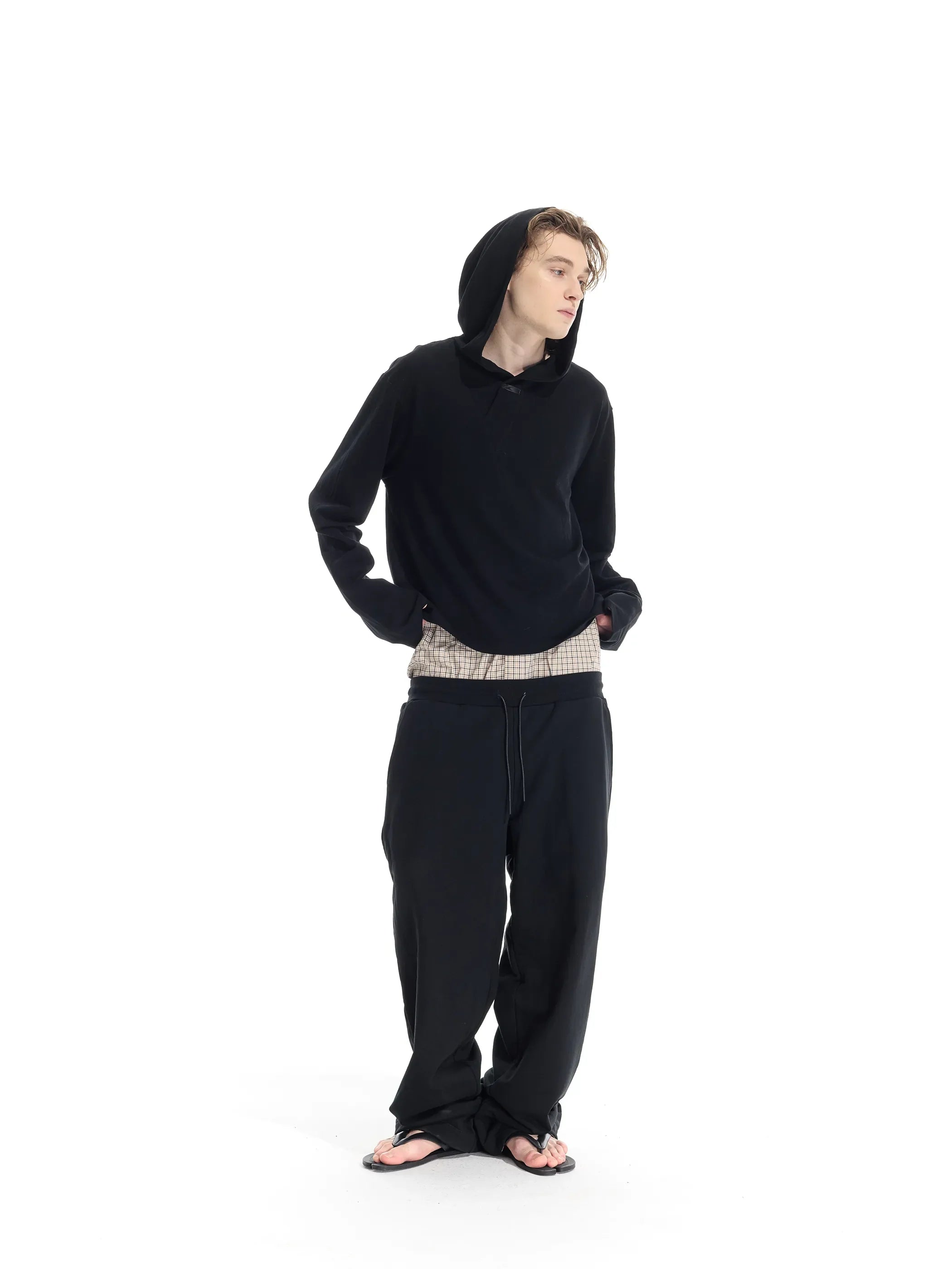 Model shot of Lightweight Hooded T-Shirt 7