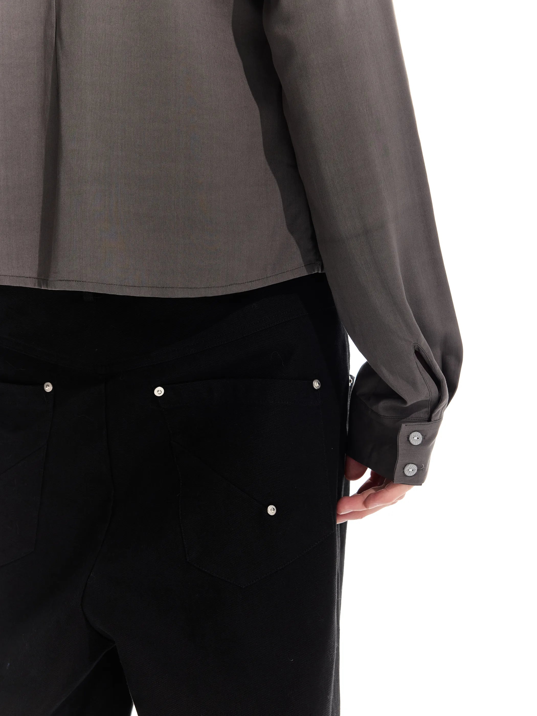 Model shot of Rose Fabric Long Shirt 6