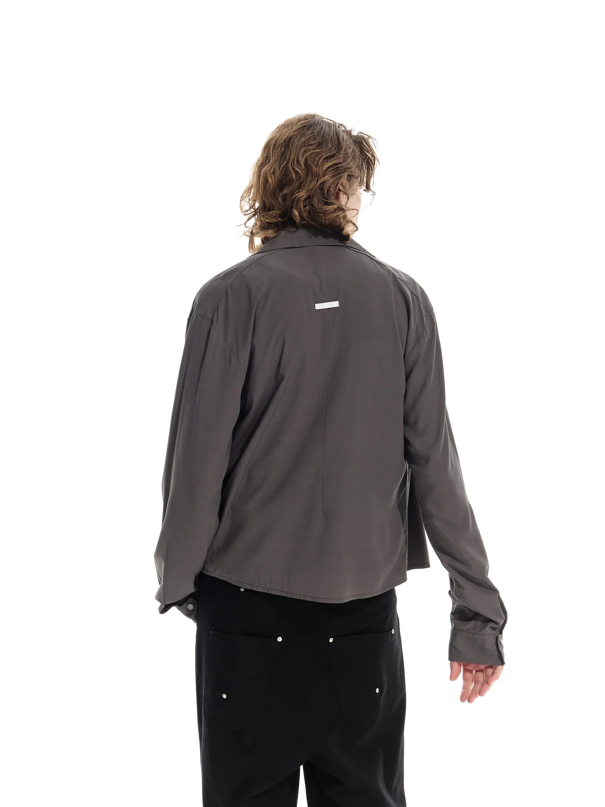 Model shot of Rose Fabric Long Shirt 7