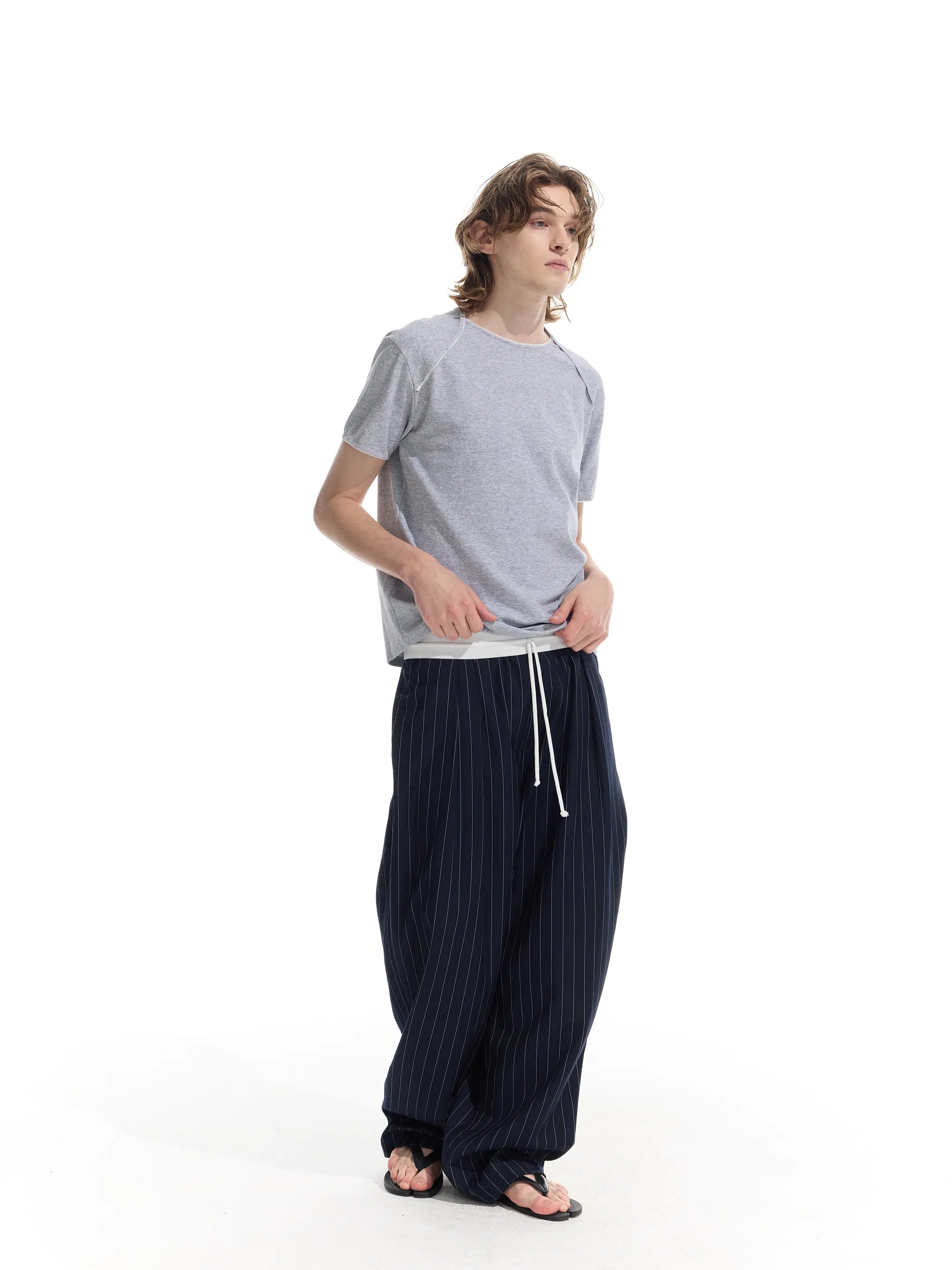 Model shot of Sorona Lace Trim T-Shirt 6