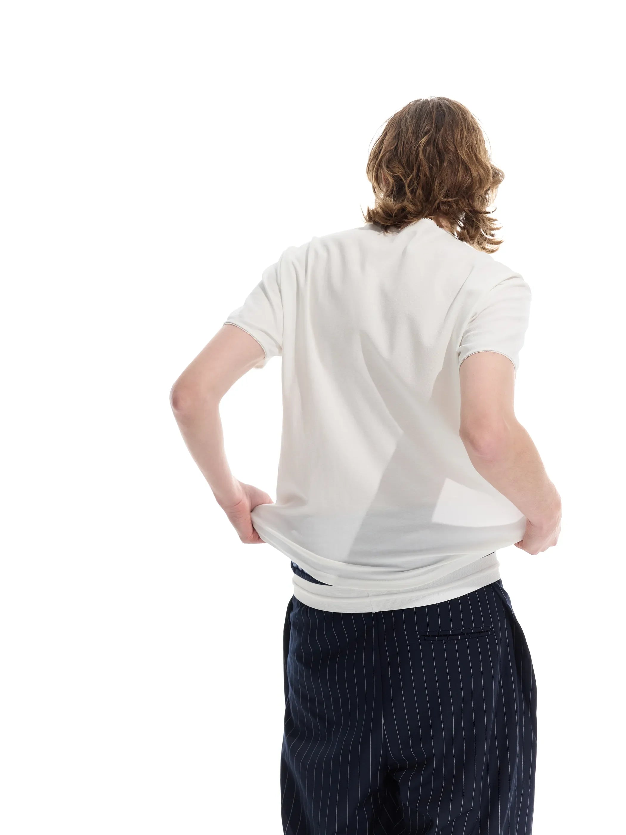 Model shot of Sorona Lace Trim T-Shirt 5