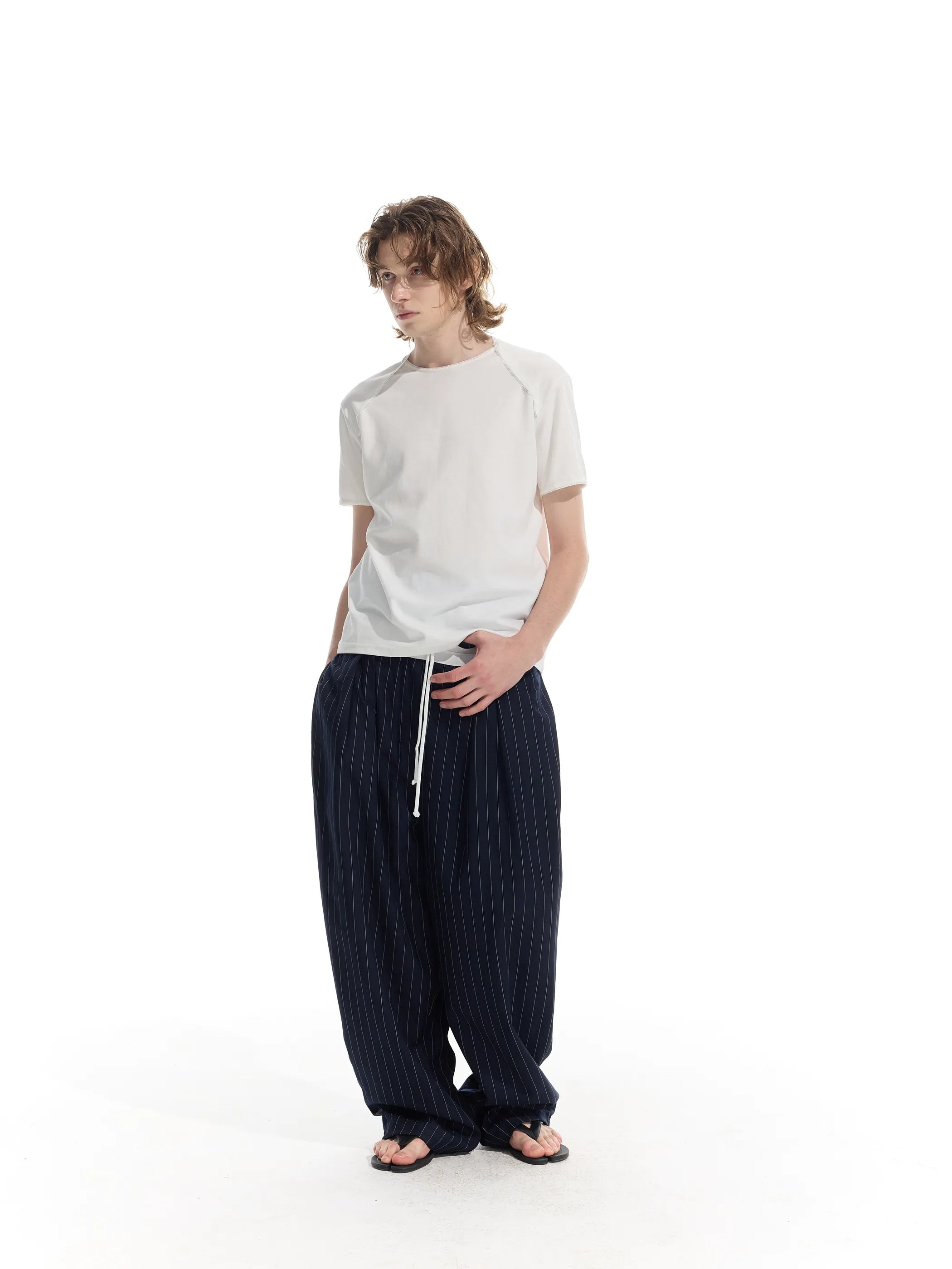 Model shot of Sorona Lace Trim T-Shirt 6
