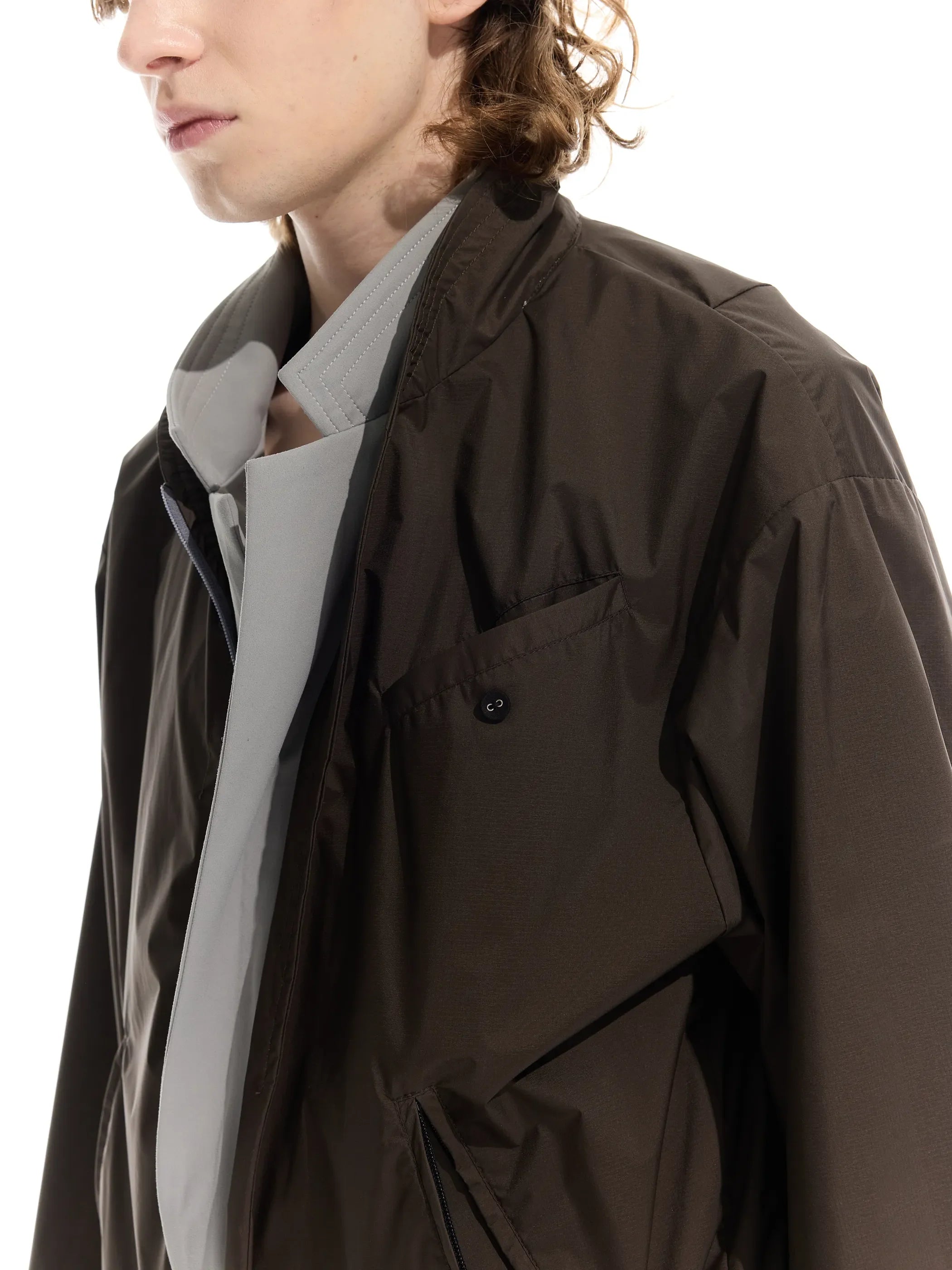 Model shot of UPF50+ Taoist Robe Style Sun Protection Jacket 6
