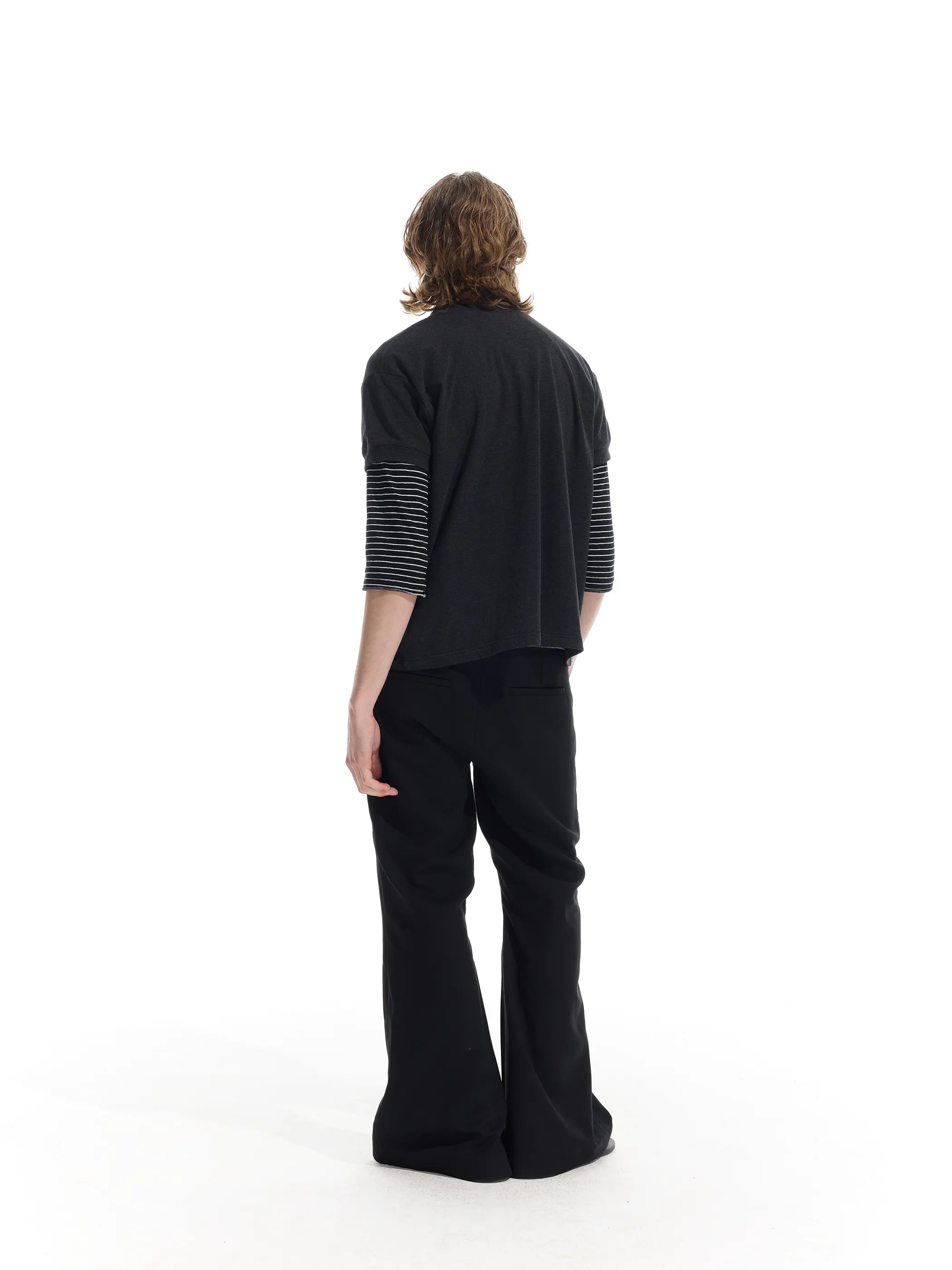 Wool-blend short cardigan