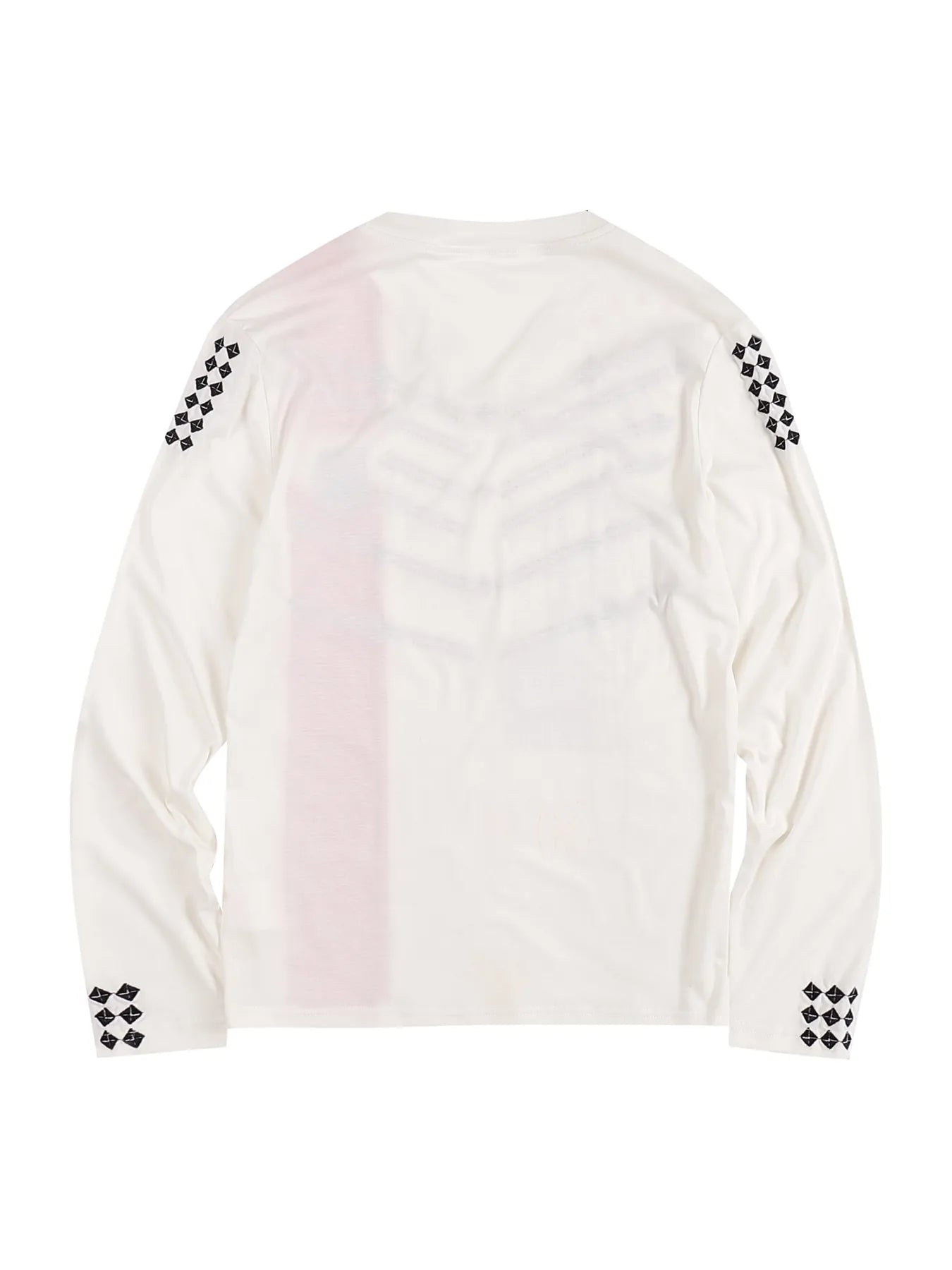 Embroidered Print Patchwork Fitted Long-sleeve Jersey