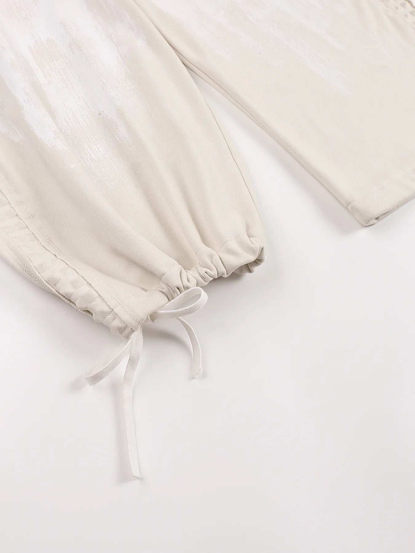 Ribbed Embossed Sweatpants