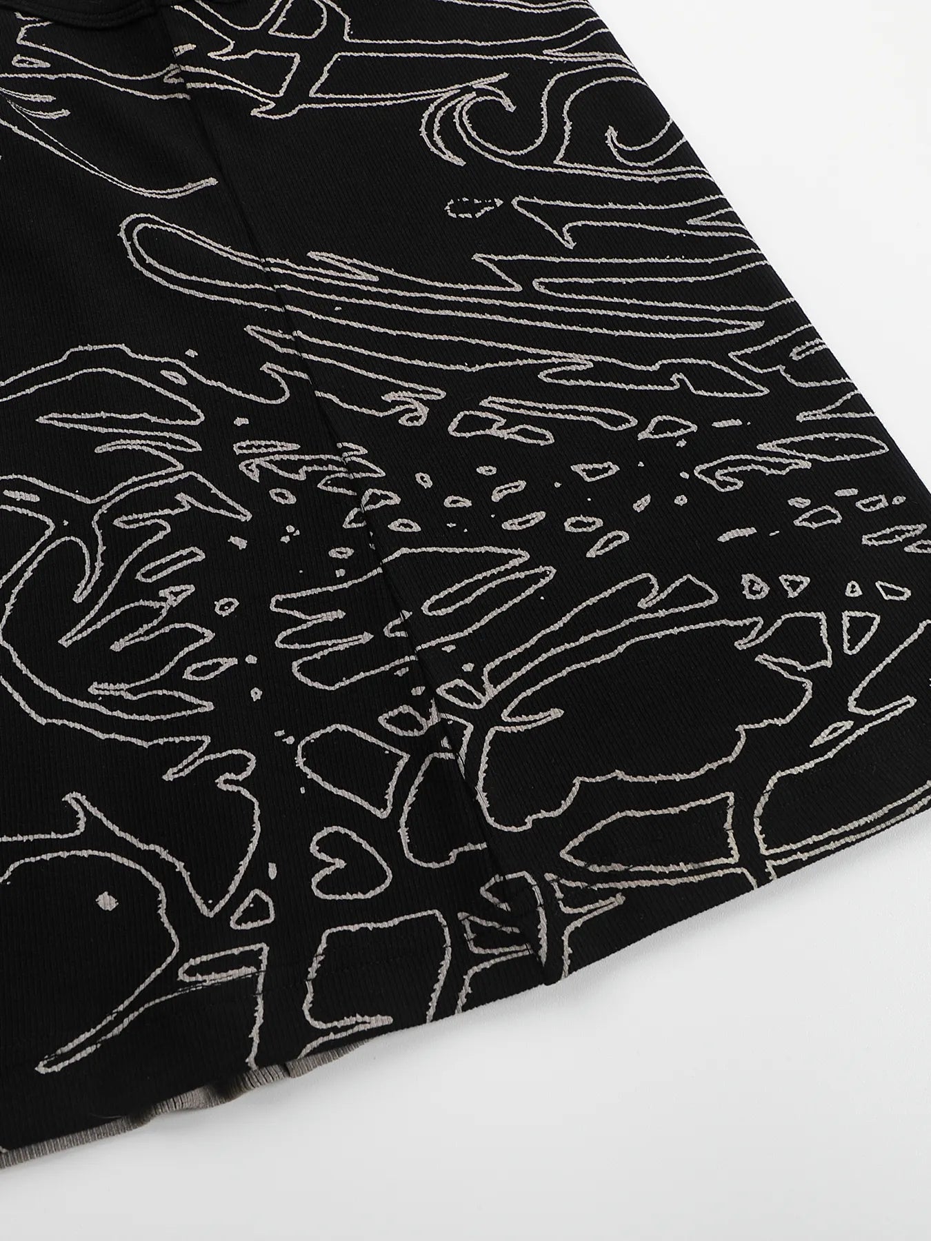 Graffiti high-stretch tank top
