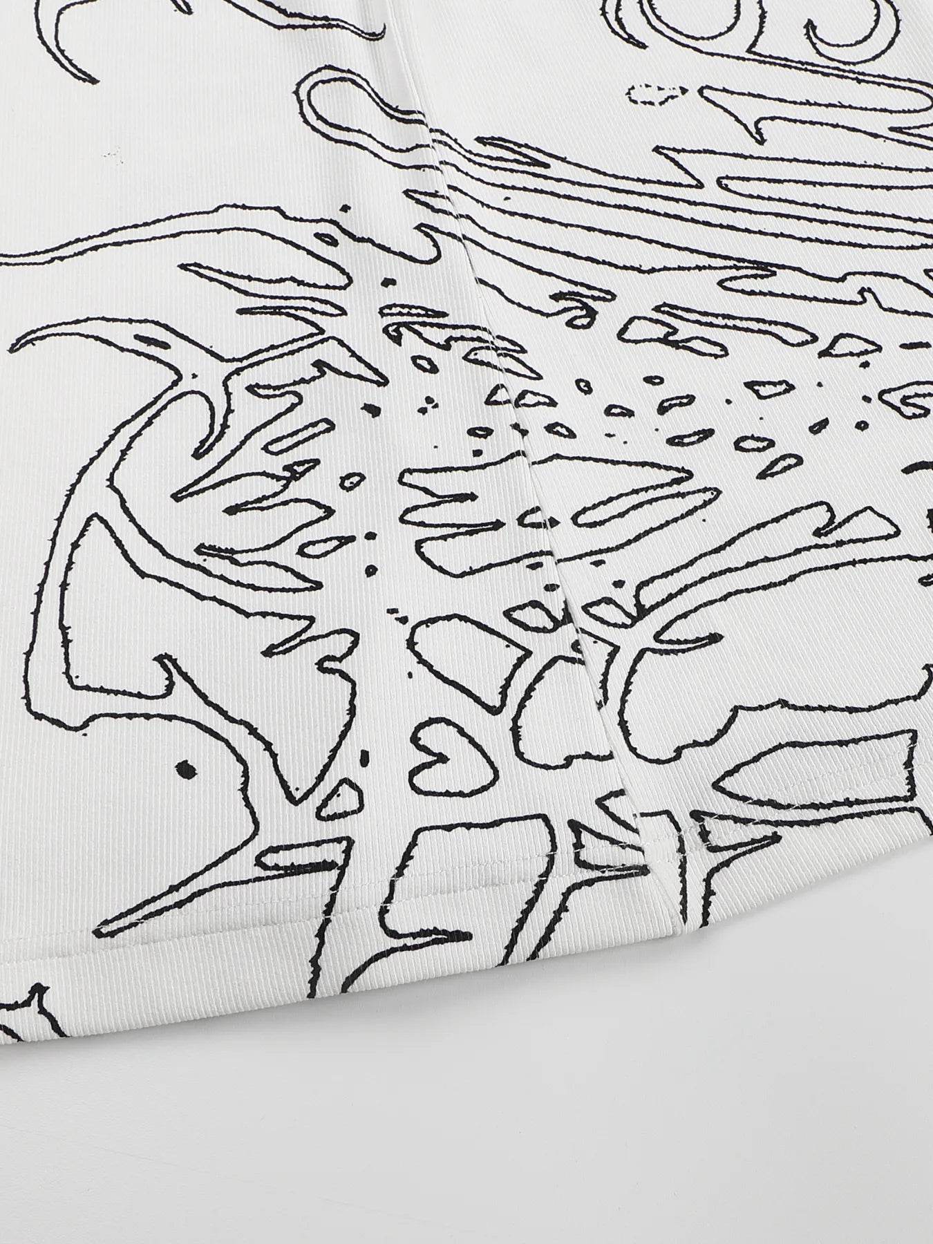 Graffiti high-stretch tank top