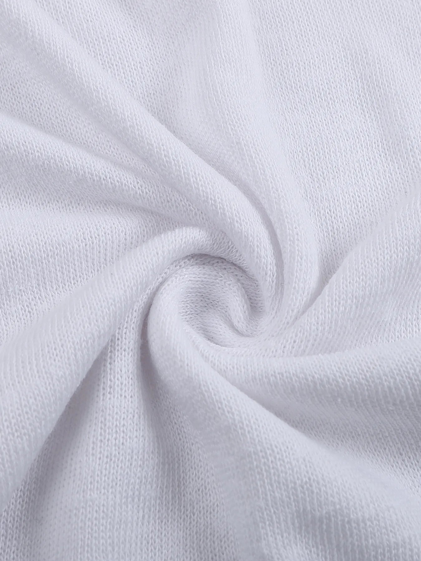 Pin-snap long-sleeve knit tee