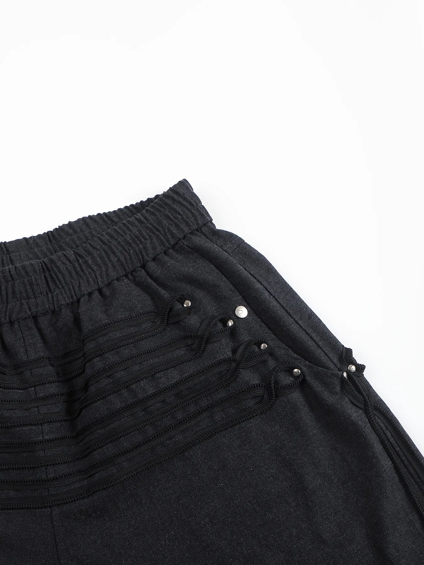 Serpent belt Regimental-stripe trousers