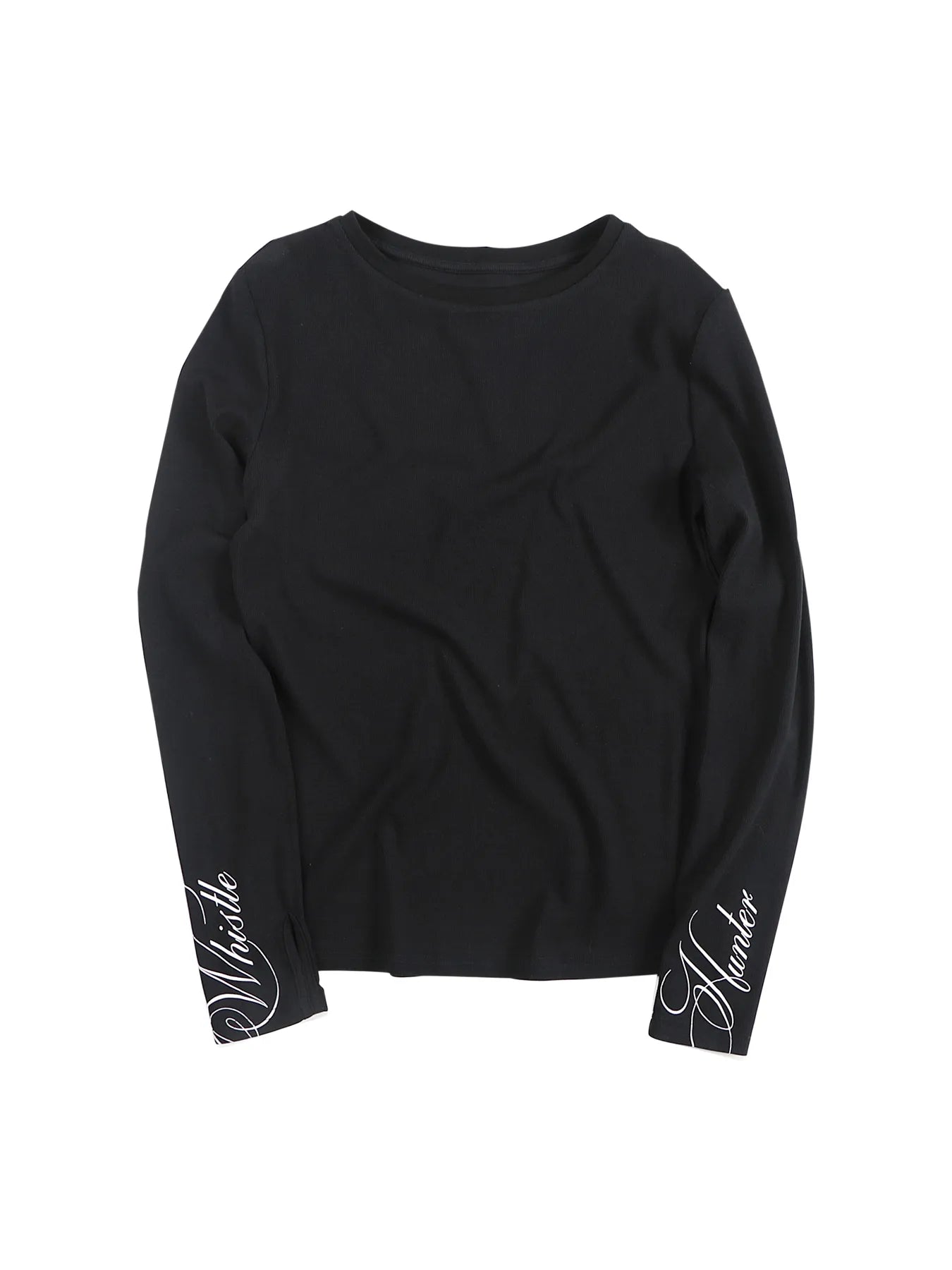 Sleeve motif long-sleeve tee