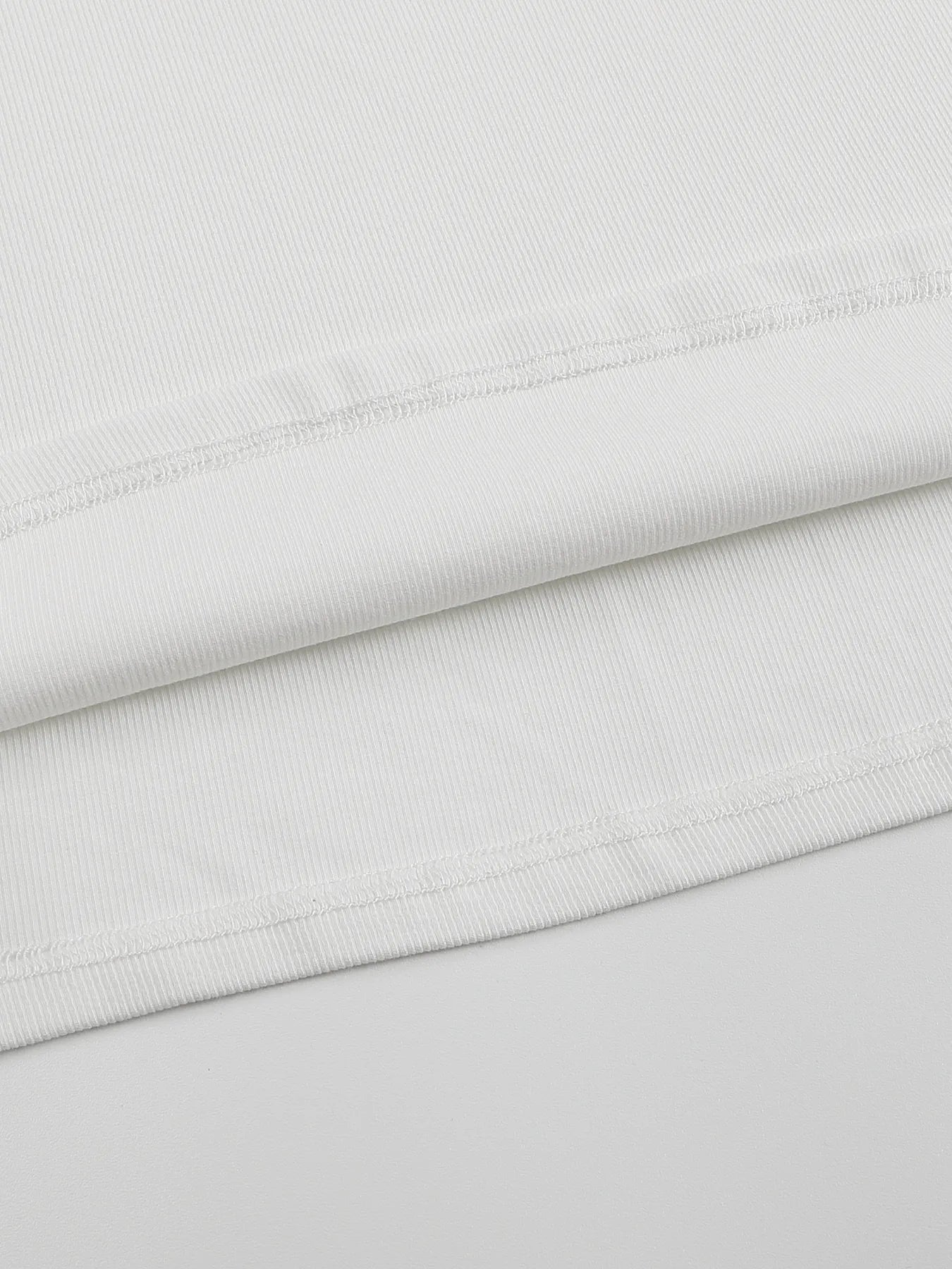 Sleeve motif long-sleeve tee