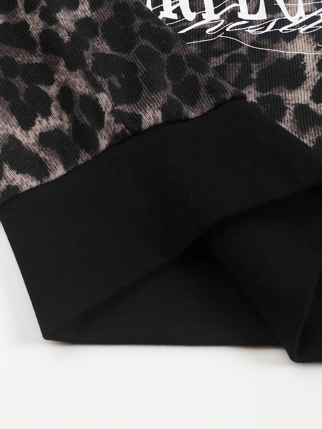 Leopard print polo shirt