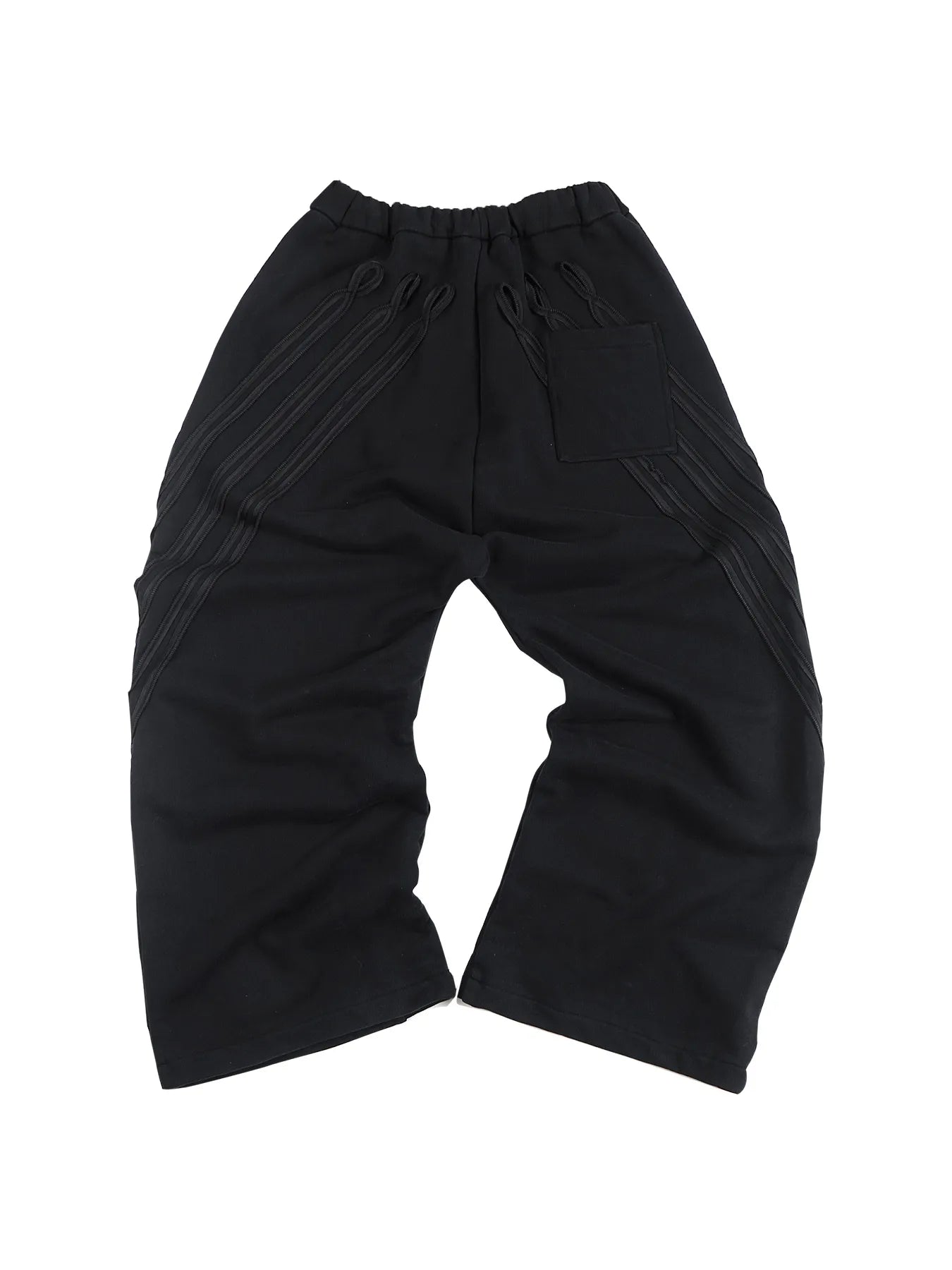 Napoleon-style distressed sweatpants