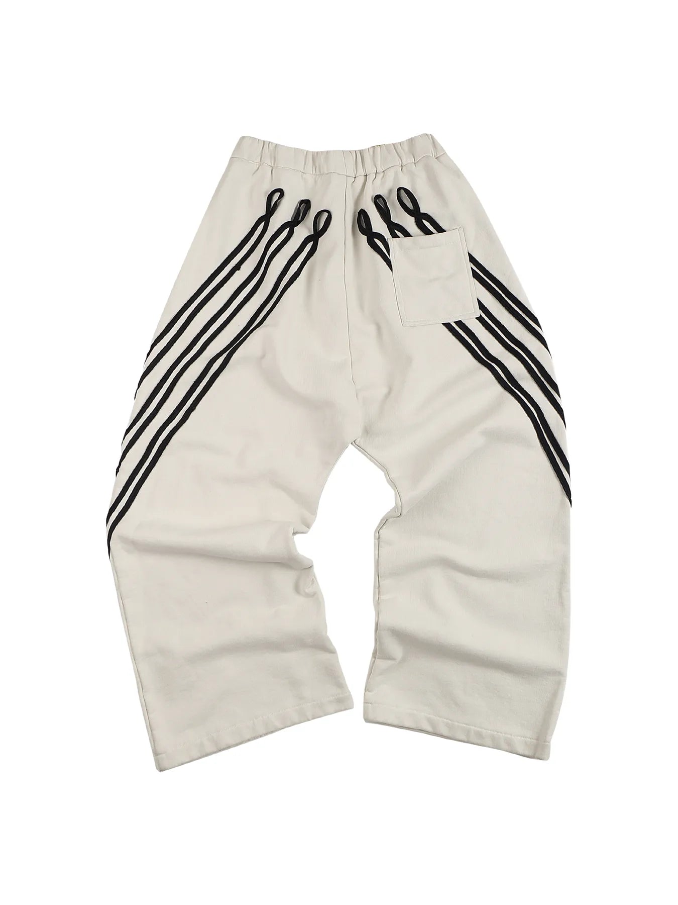 Napoleon-style distressed sweatpants
