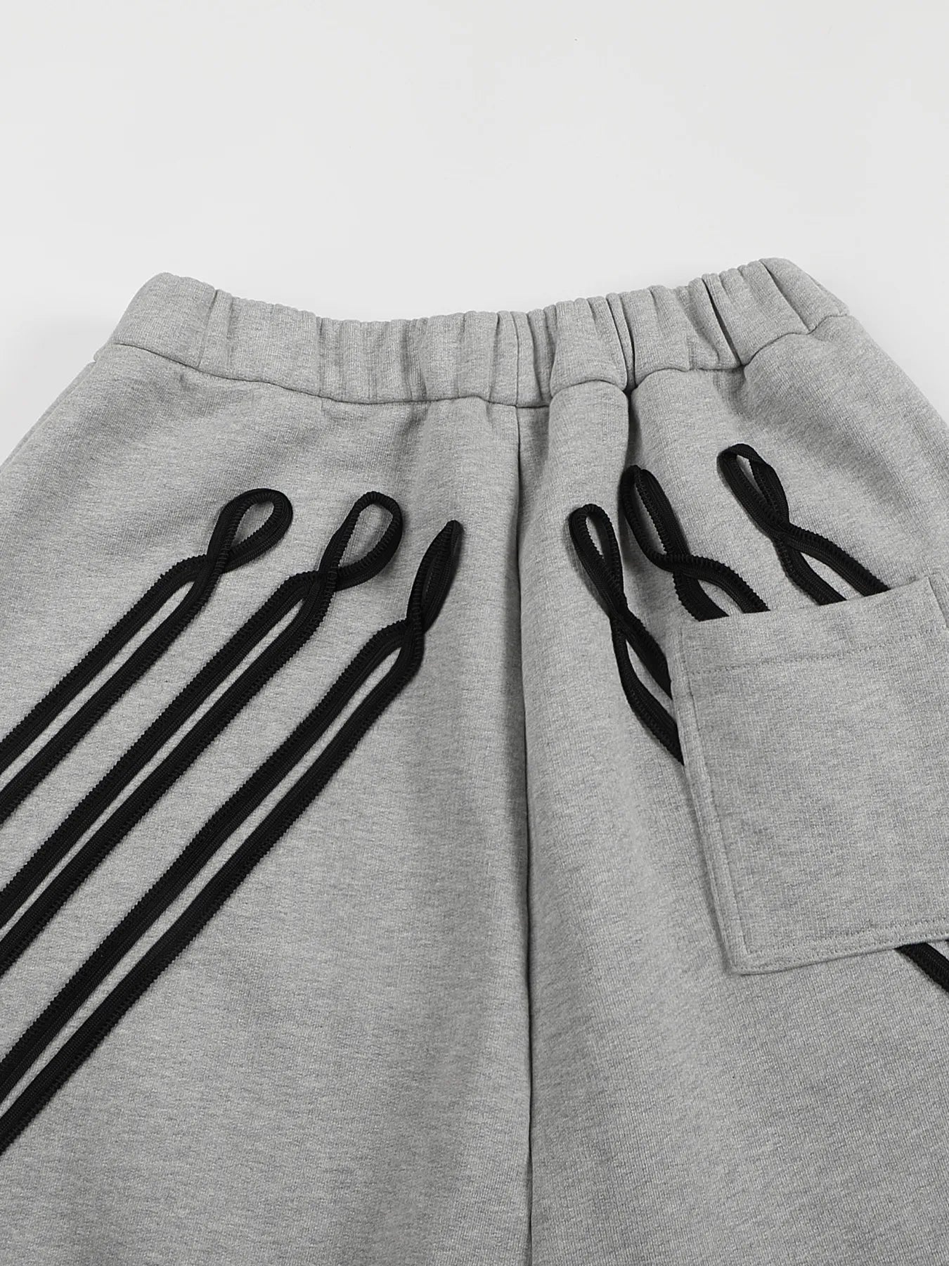 Napoleon-style distressed sweatpants