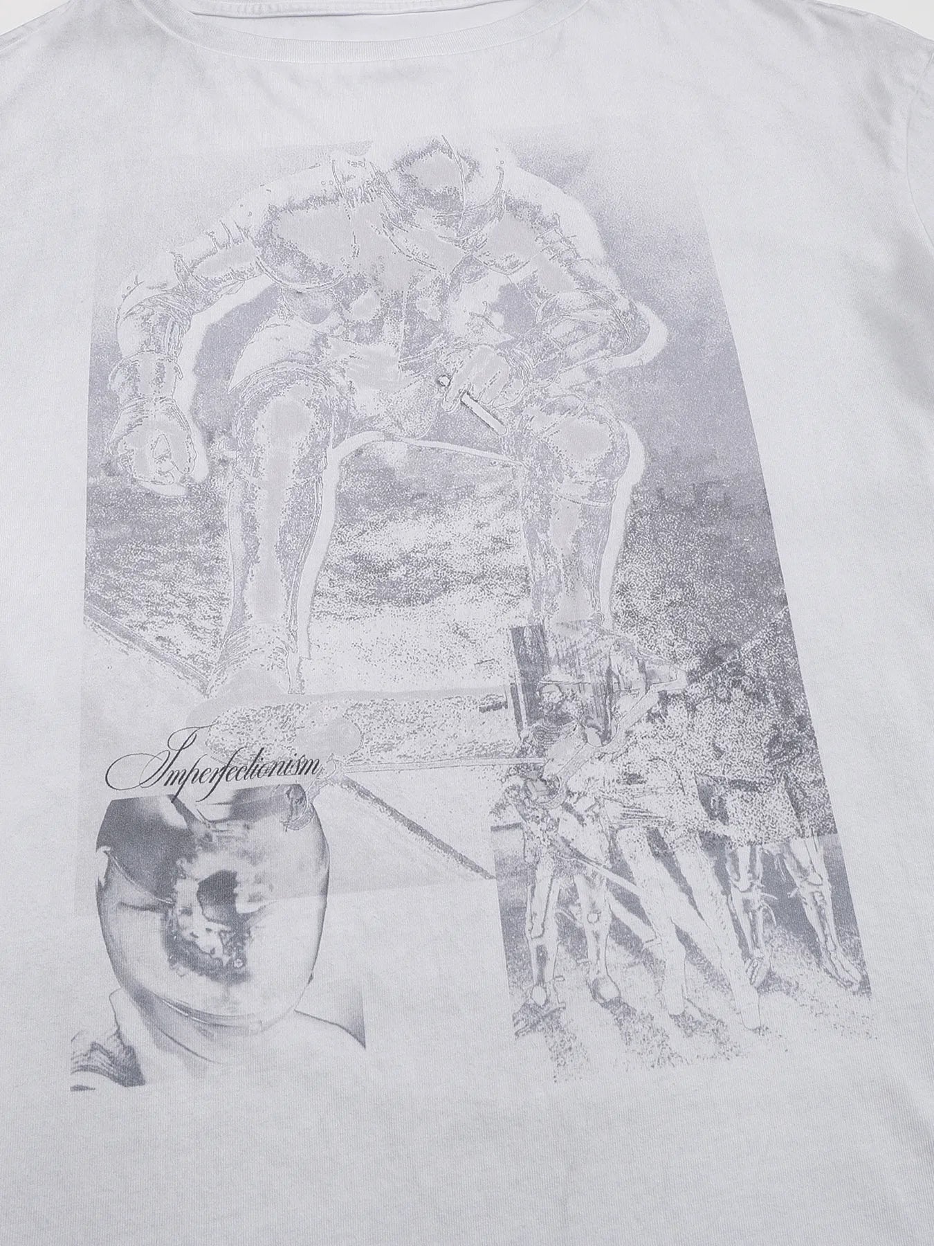 Retro-style, aged-out fit T-shirt