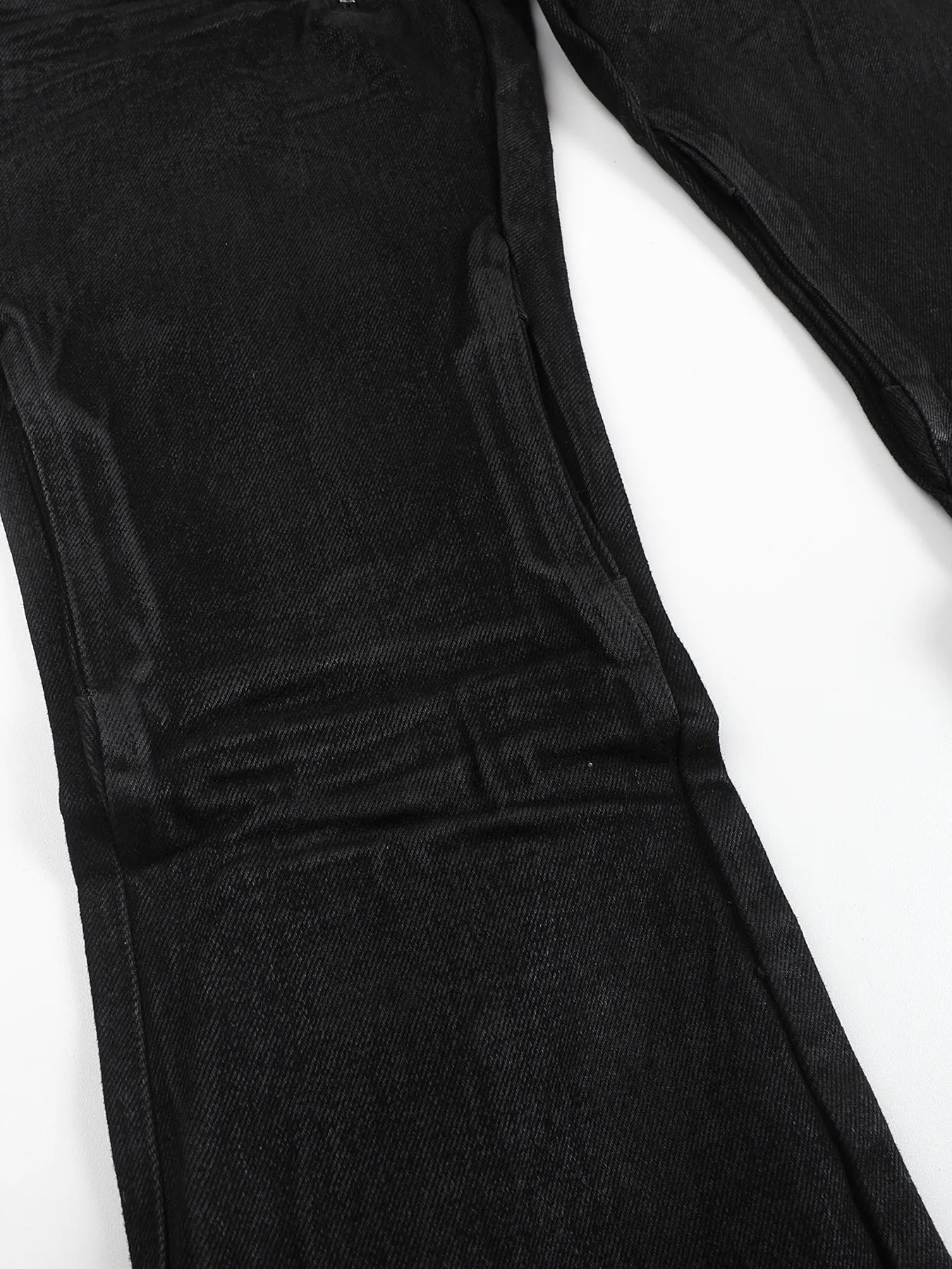Skinny jeans with double waists