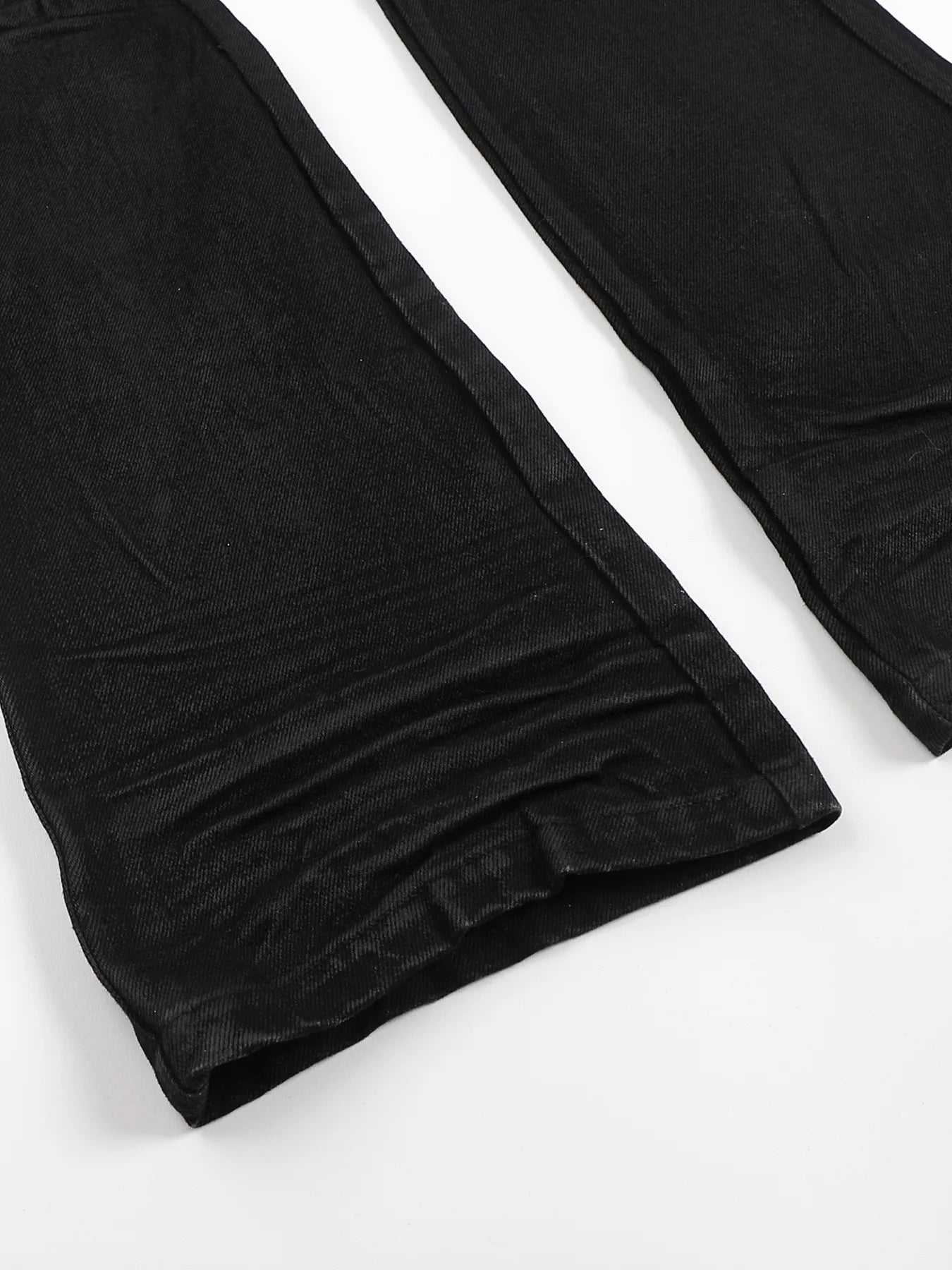 Skinny jeans with double waists