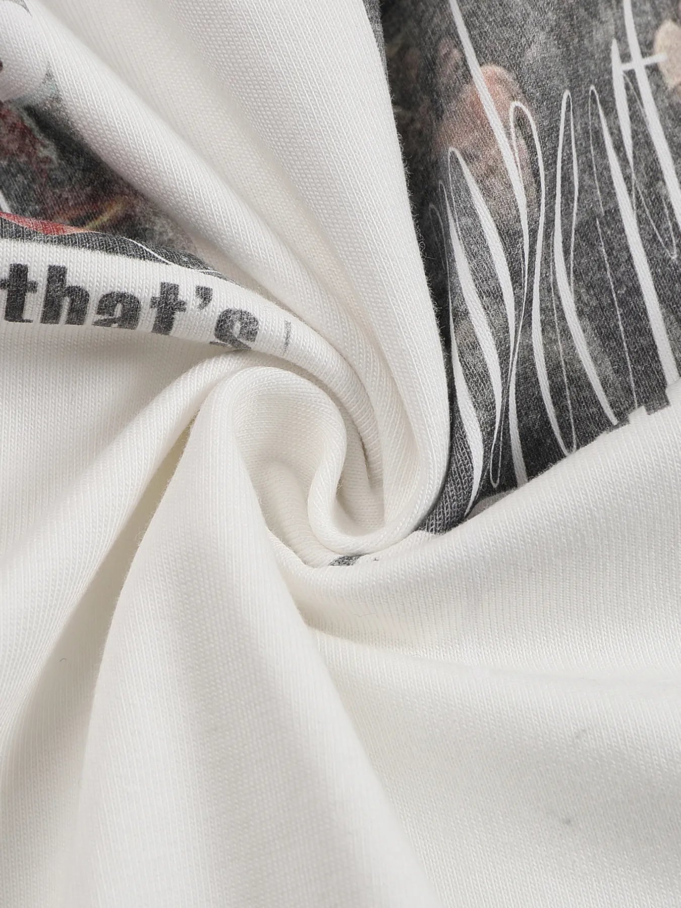 Water-washed, aged-style T-shirt