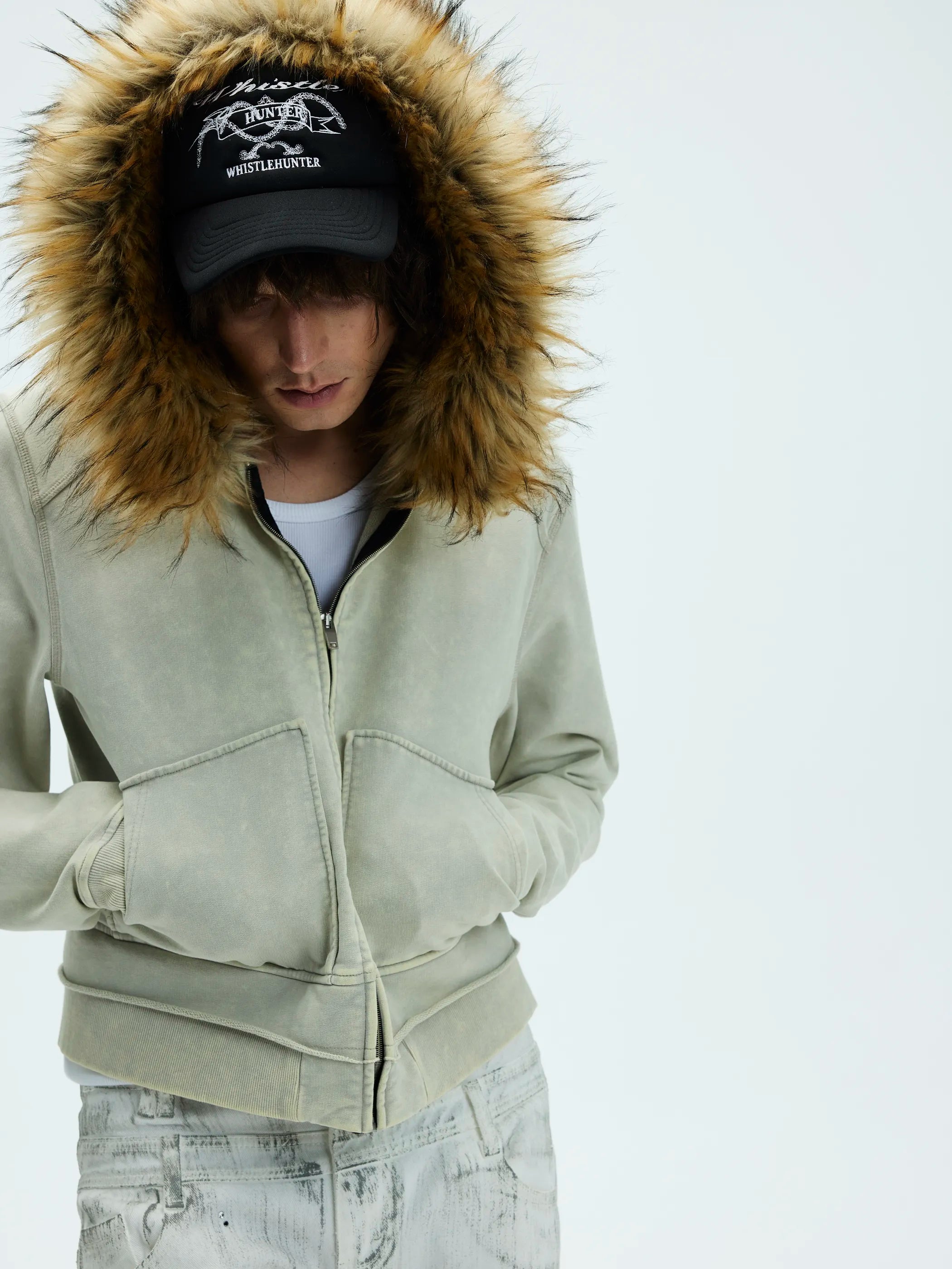 Main shot of Detachable Hood Hoodie