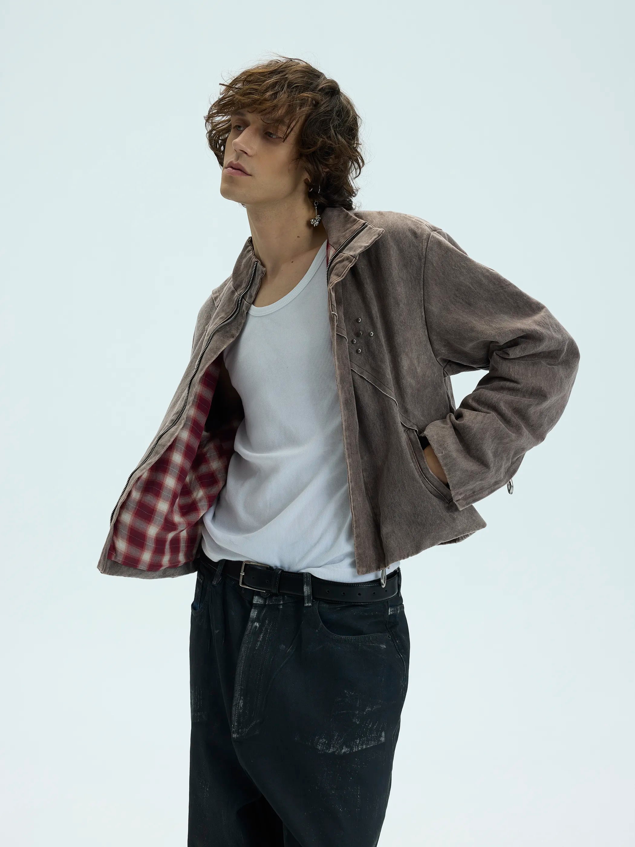 Main shot of Interchangeable Pin-Decorated Blazer