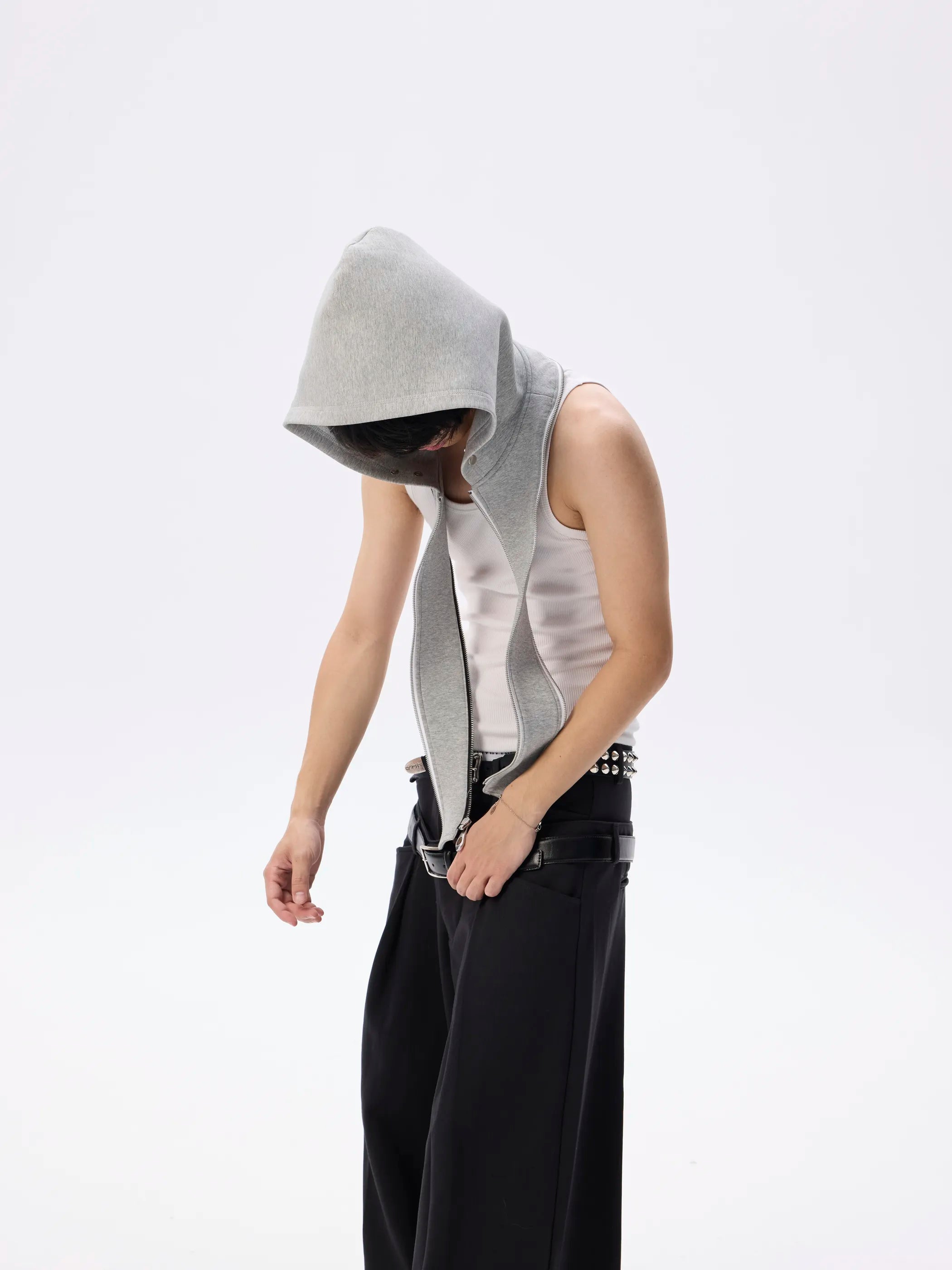 Model shot of Modular False-Layer Tailored Coat 11