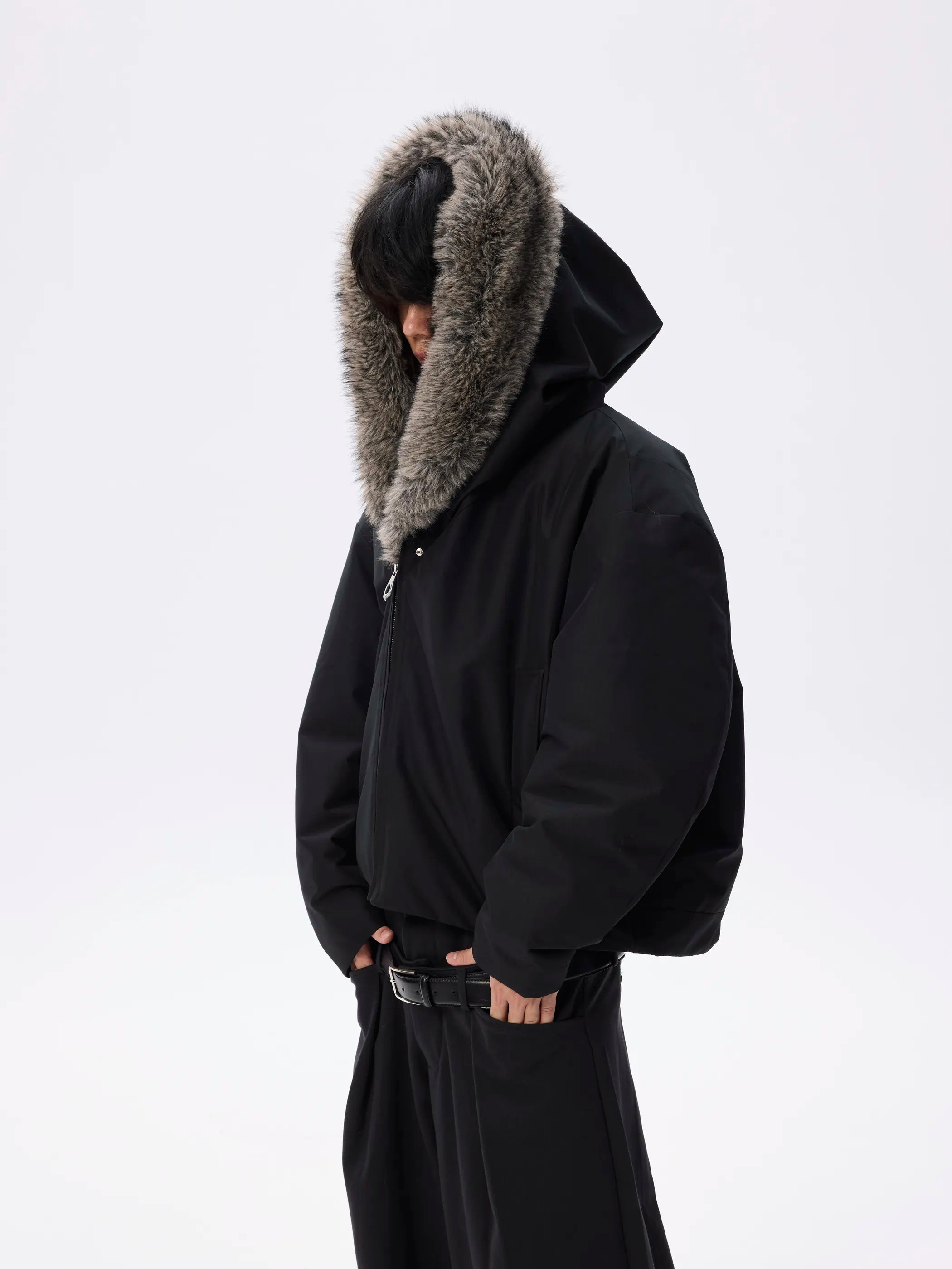 Model shot of Zip-Off Waterproof Padded Coat 3