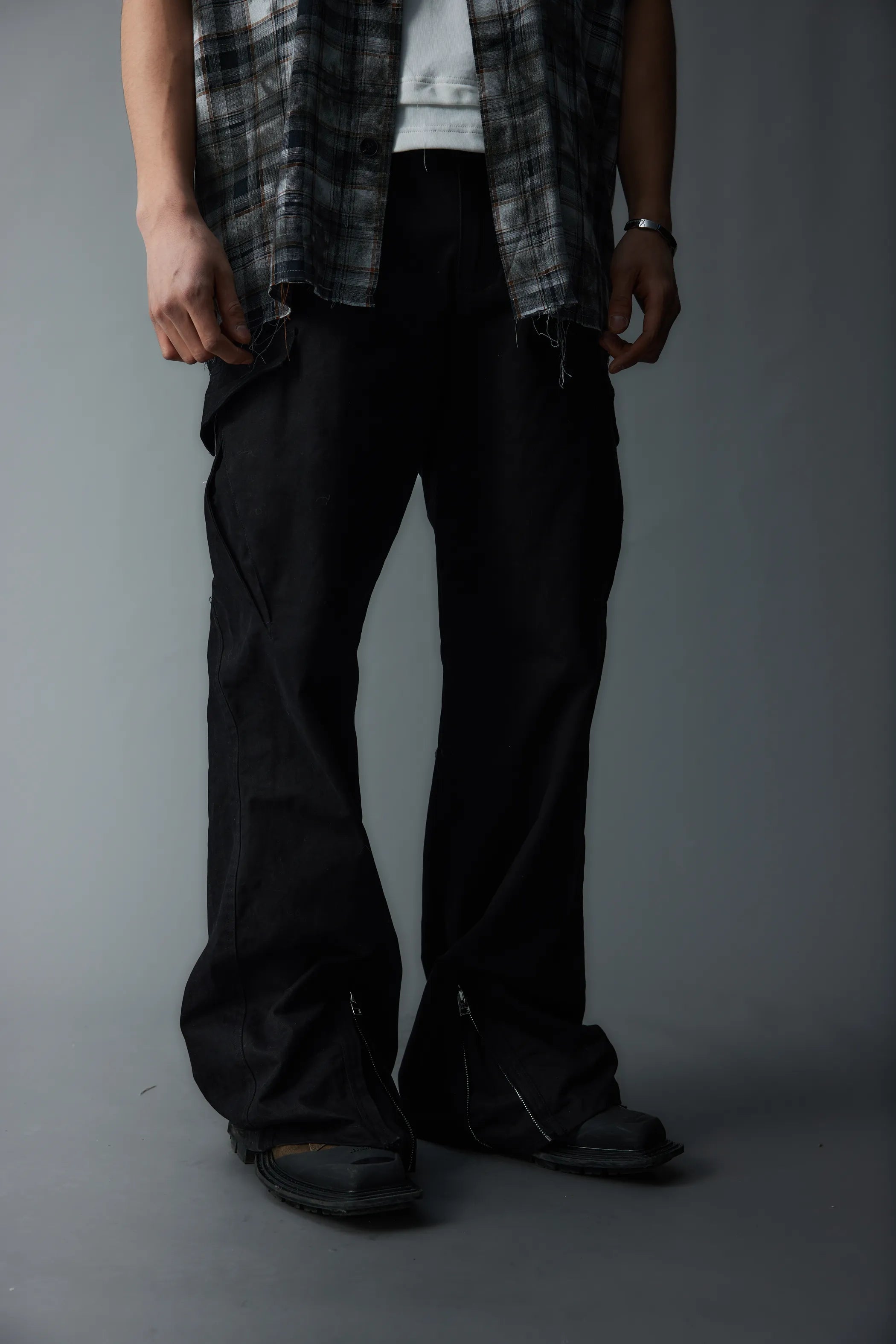 Main shot of Deconstructed Zip-Fasten Workwear