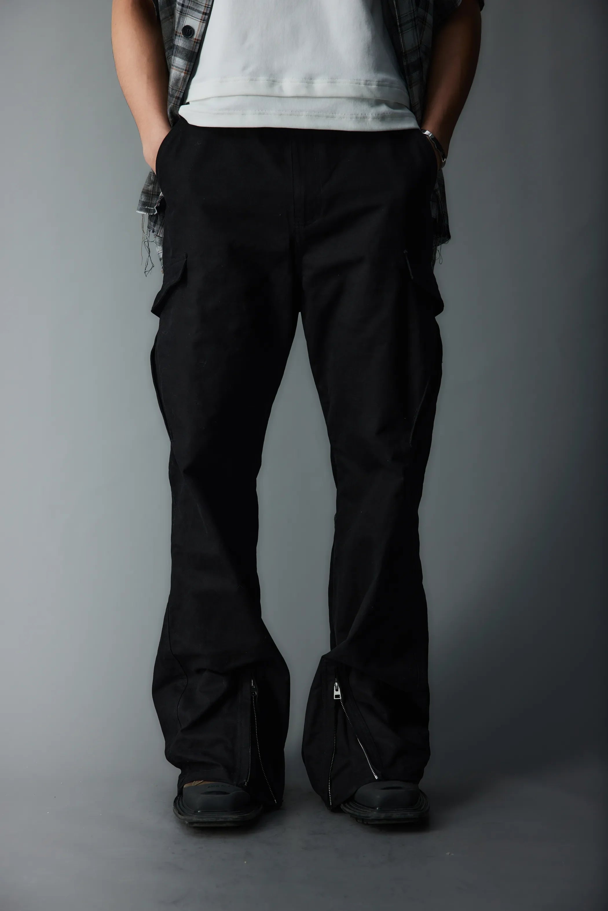 Model shot of Deconstructed Zip-Fasten Workwear 7