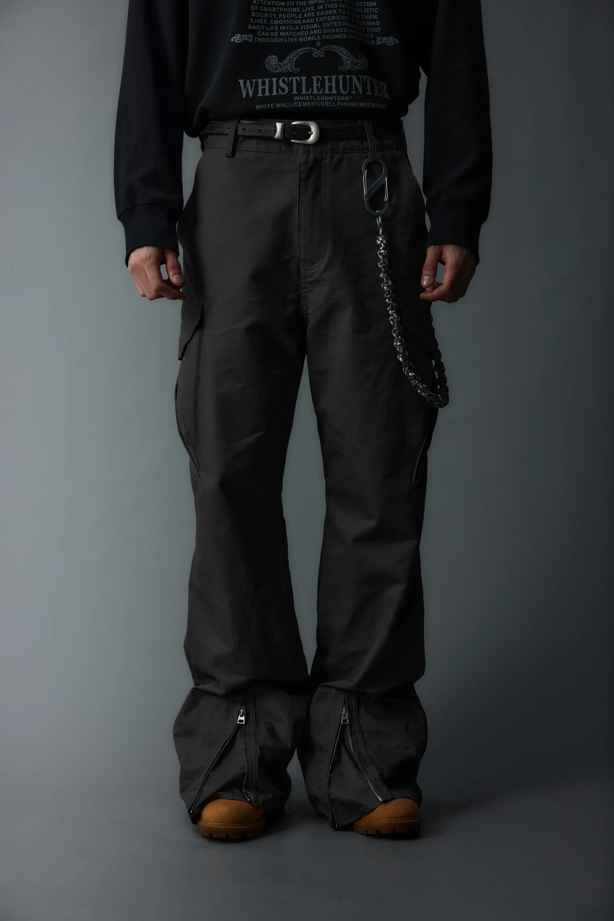 Main shot of Deconstructed Zip-Fasten Workwear