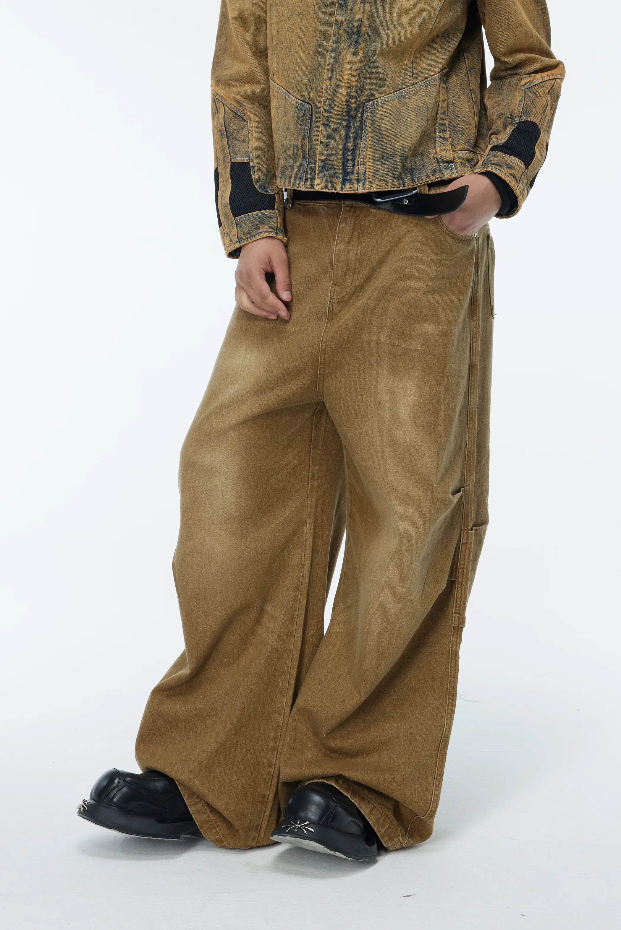 Main shot of Heavyweight Destroyed Jeans