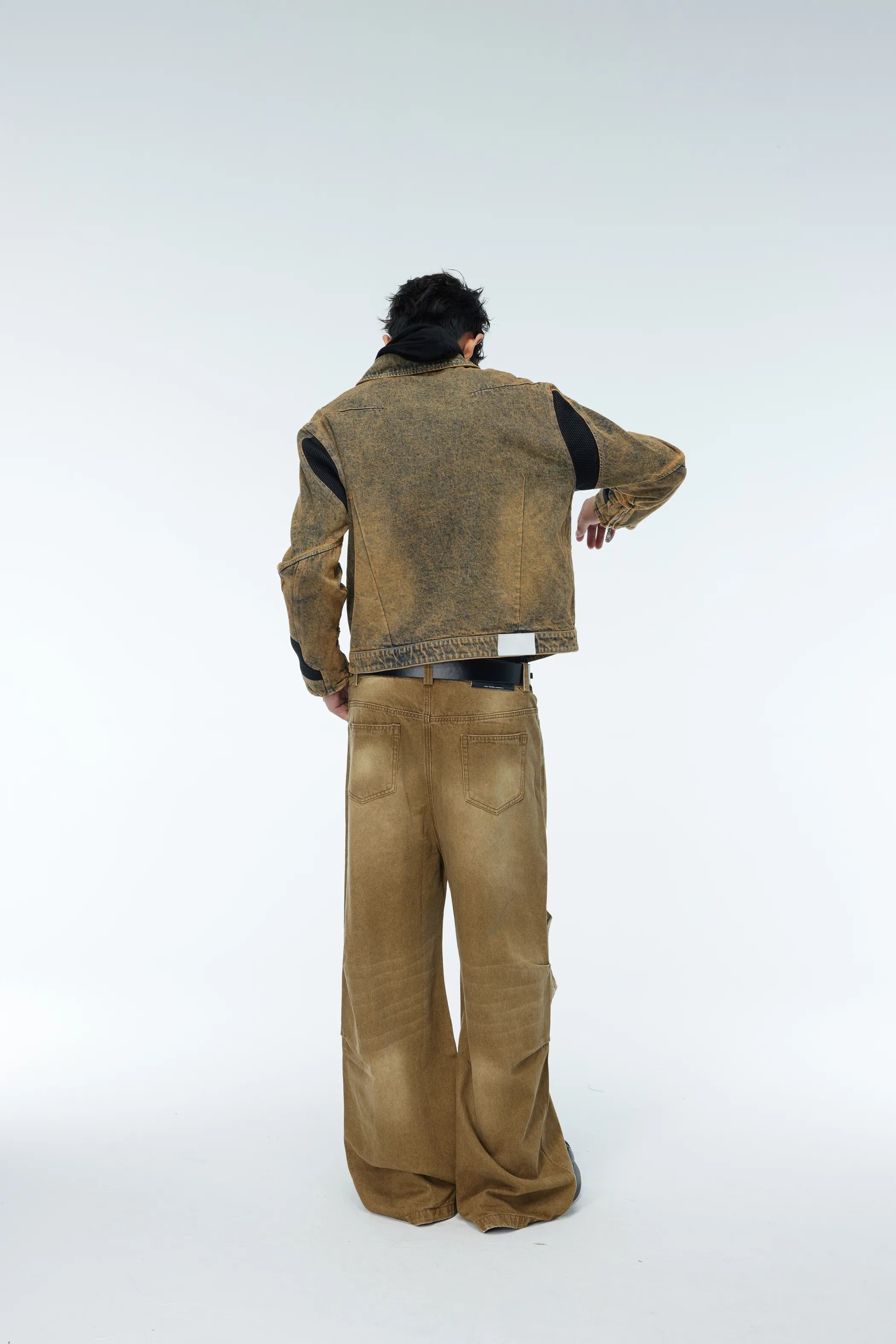Model shot of Heavyweight Destroyed Jeans 5