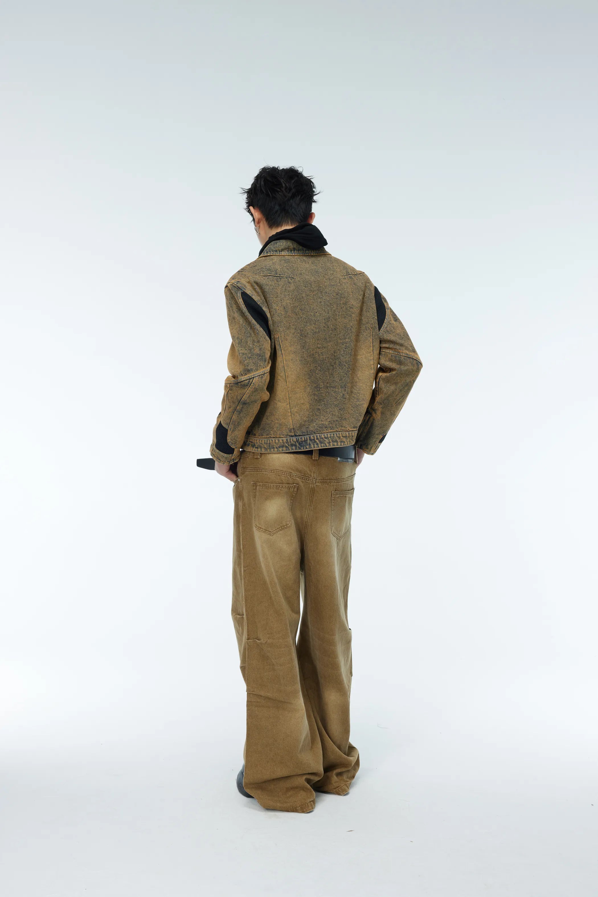Model shot of Heavyweight Destroyed Jeans 6