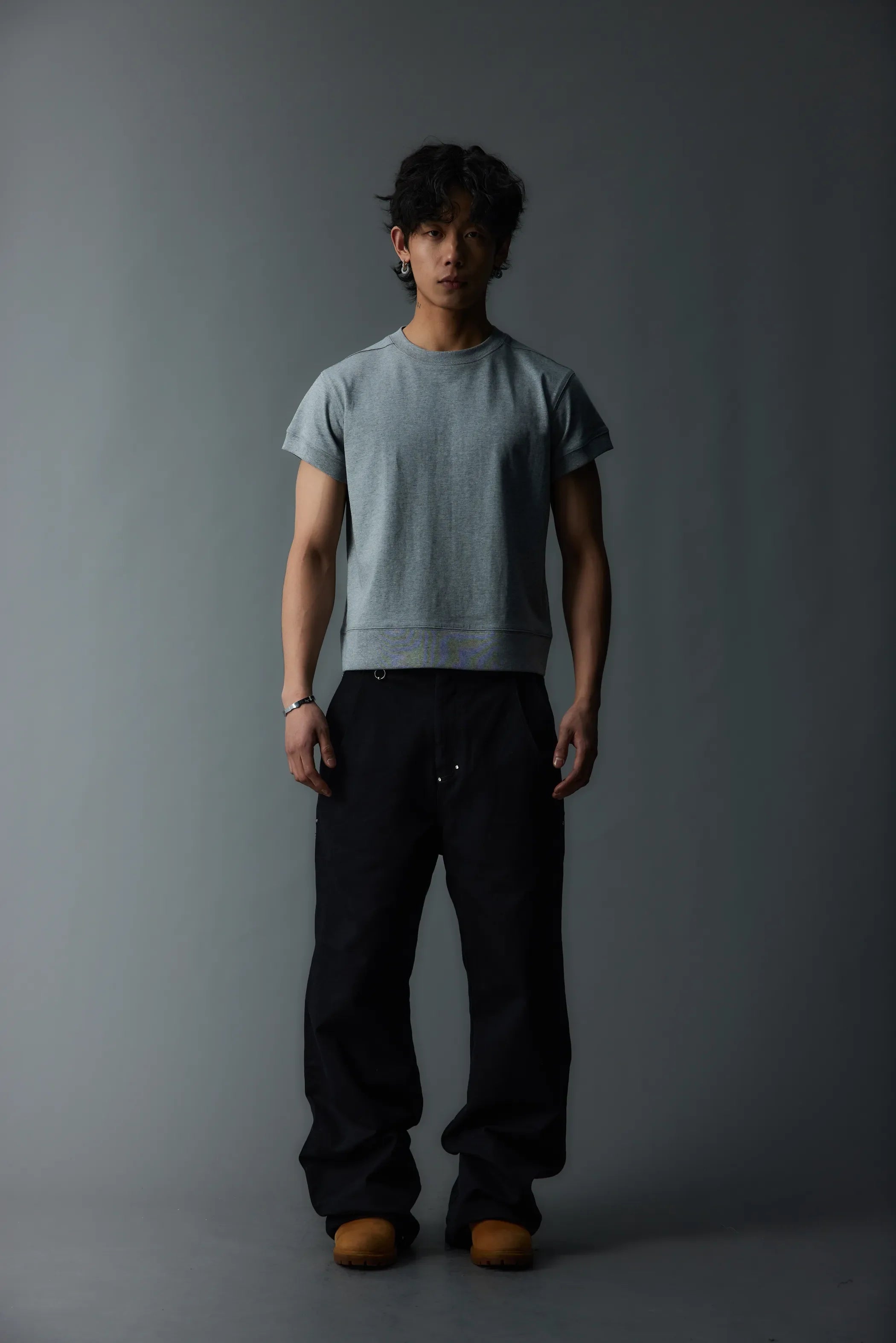 Model shot of Lab-Grown Diamond Streetwear Jeans 2