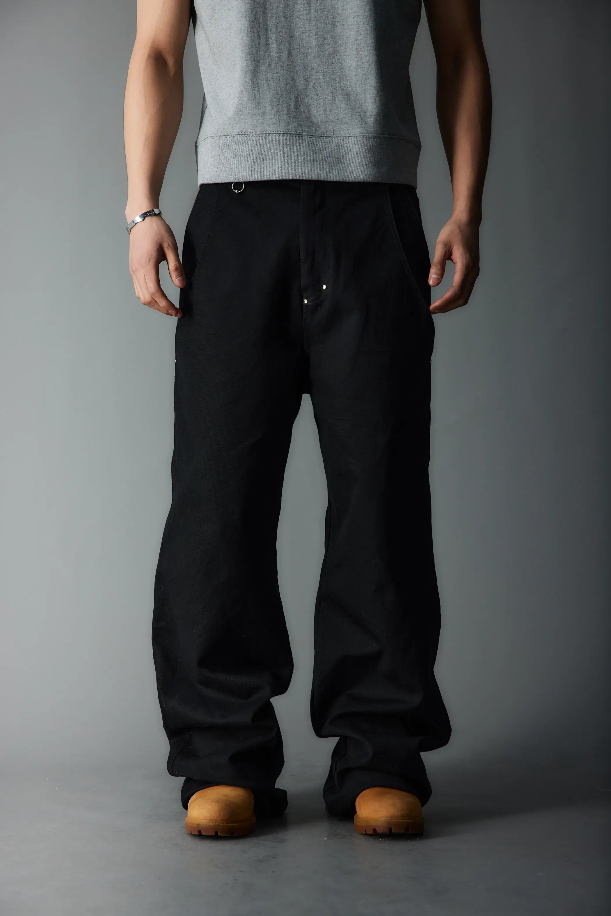 Model shot of Lab-Grown Diamond Streetwear Jeans 3
