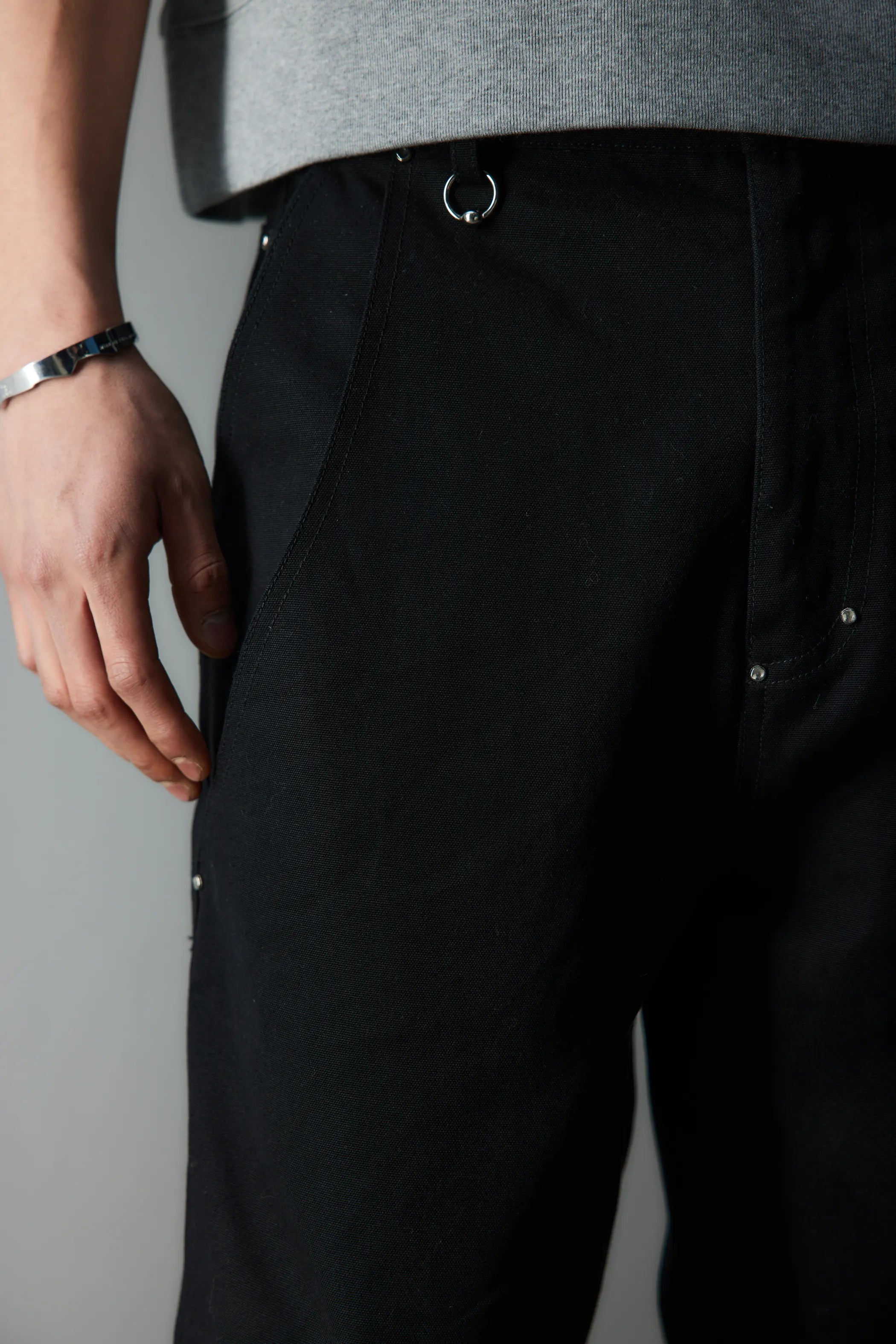 Model shot of Lab-Grown Diamond Streetwear Jeans 8
