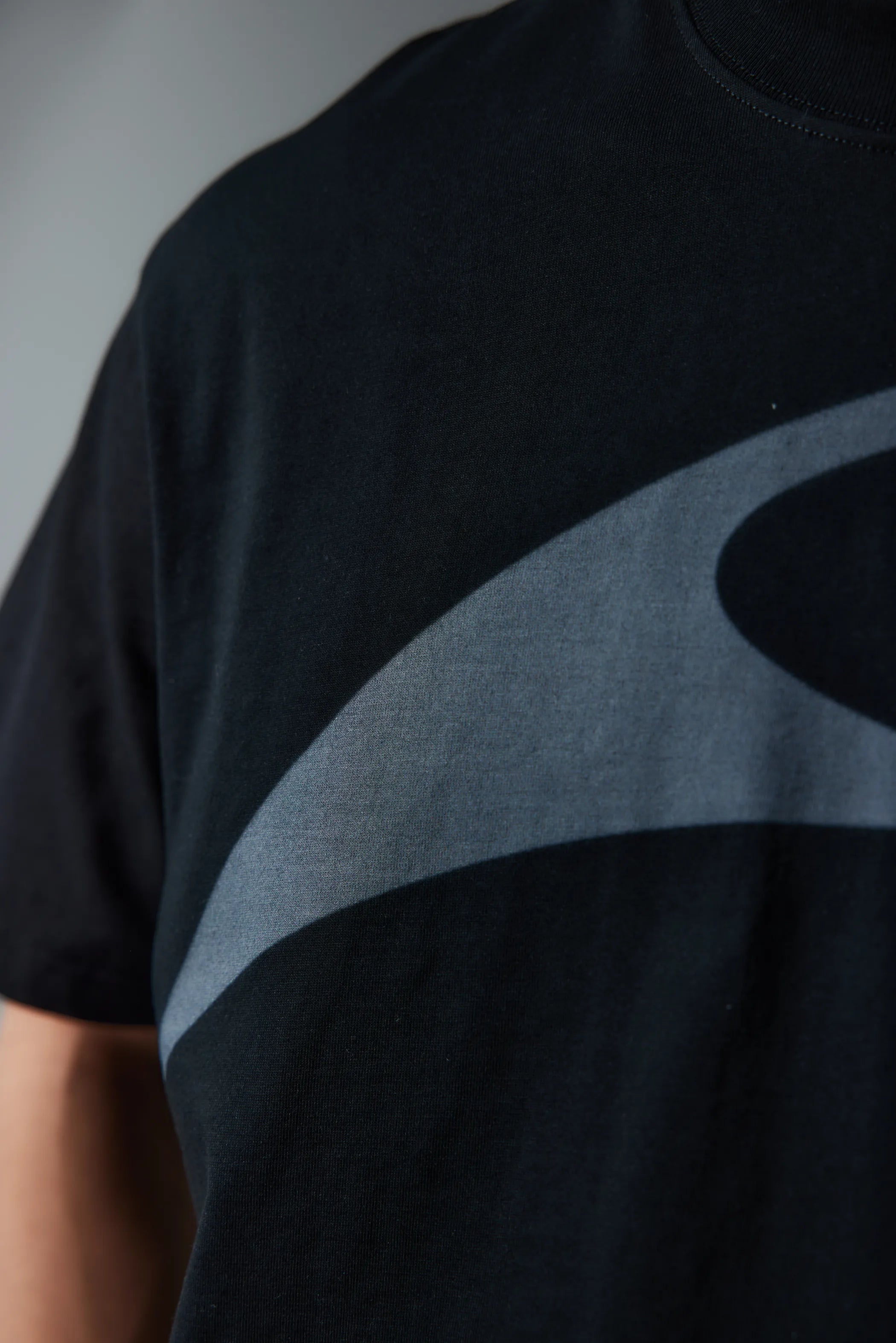 Model shot of Signature Transfer-Print Crewneck 3