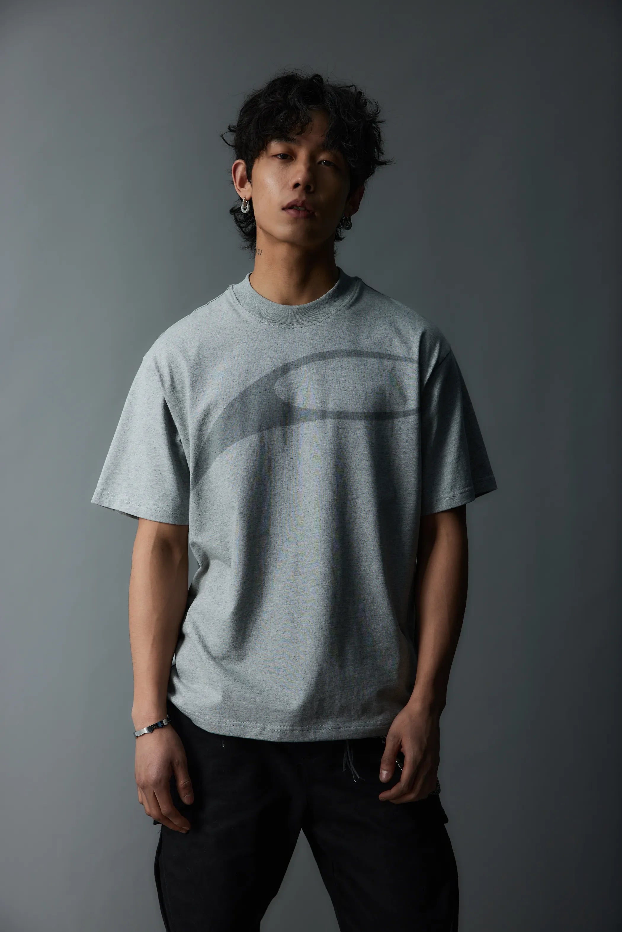 Main shot of Signature Transfer-Print Crewneck