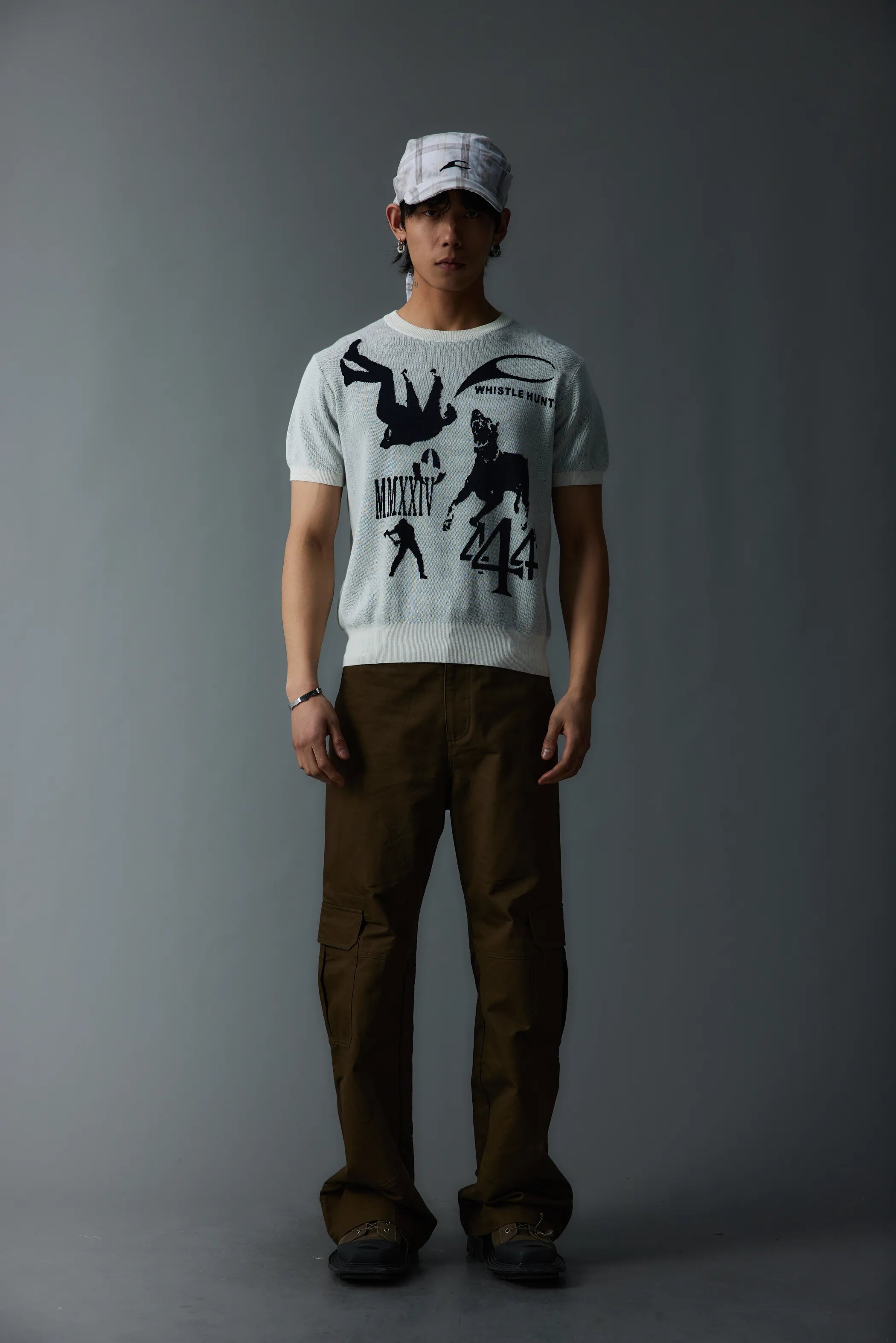 Model shot of Vintage Graphic Jersey Tee 2